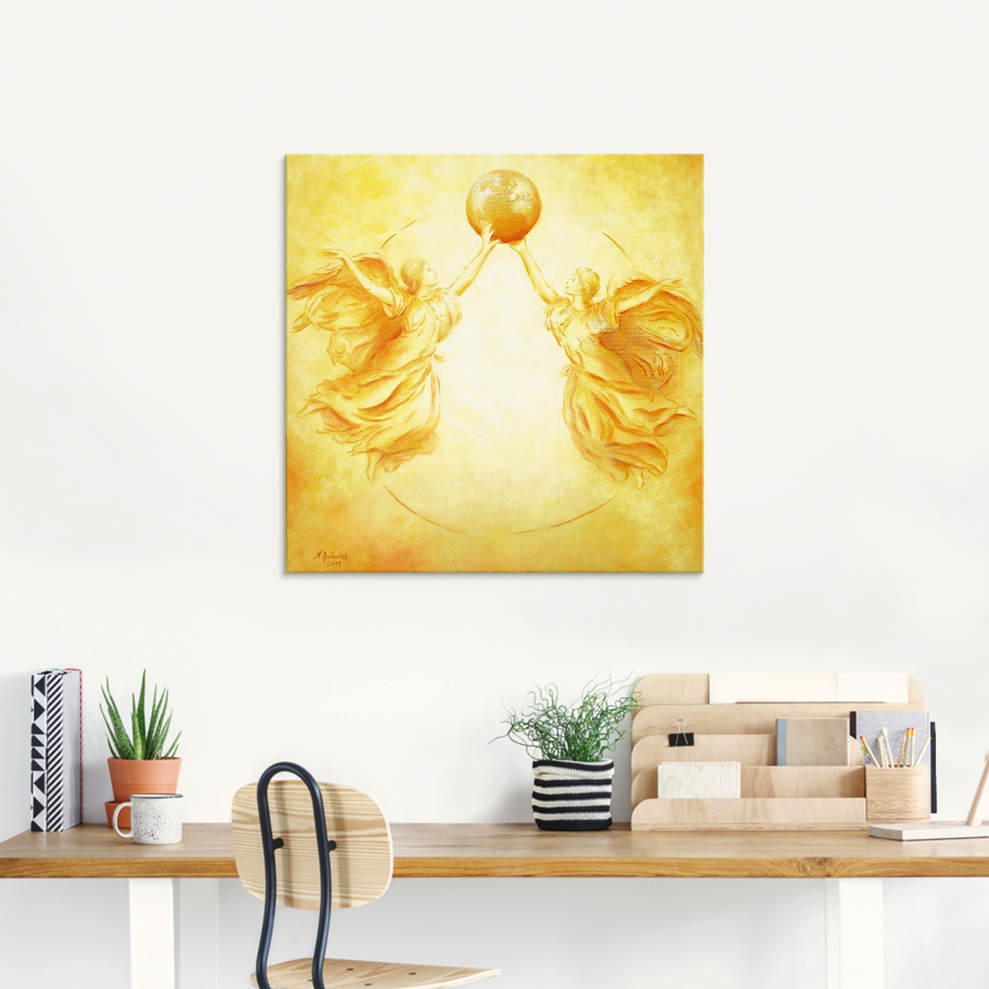 Artland Glasbild »Schutzengel der Erde«, Religion, (1 St.), in verschiedenen Größen