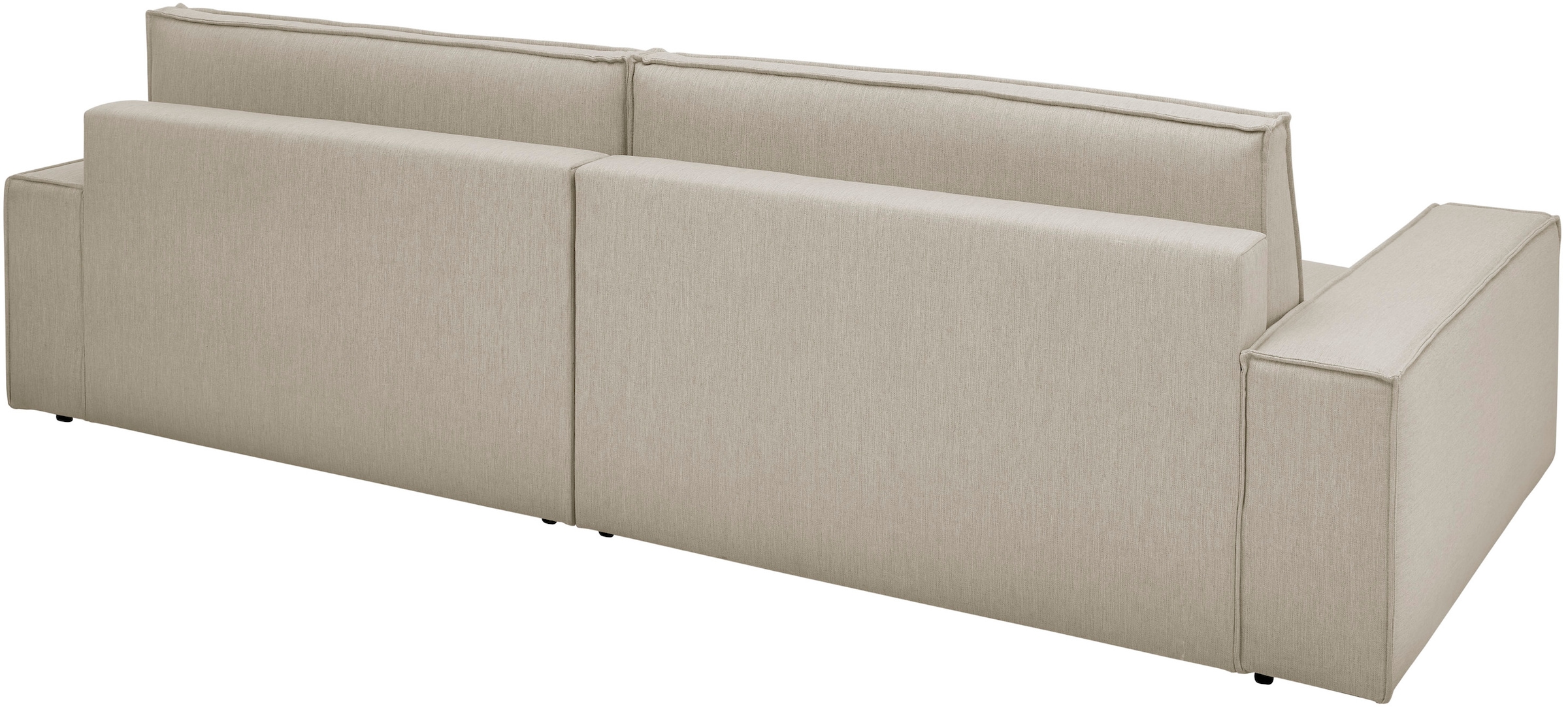 Home affaire Big-Sofa »NEU: SHERWOOD XXL, Big-Sofa (316cm), extra tiefe Sitzfläche 95 cm«, bequemer Sitzkomfort, Cord u. Leinenoptik, Kedernaht