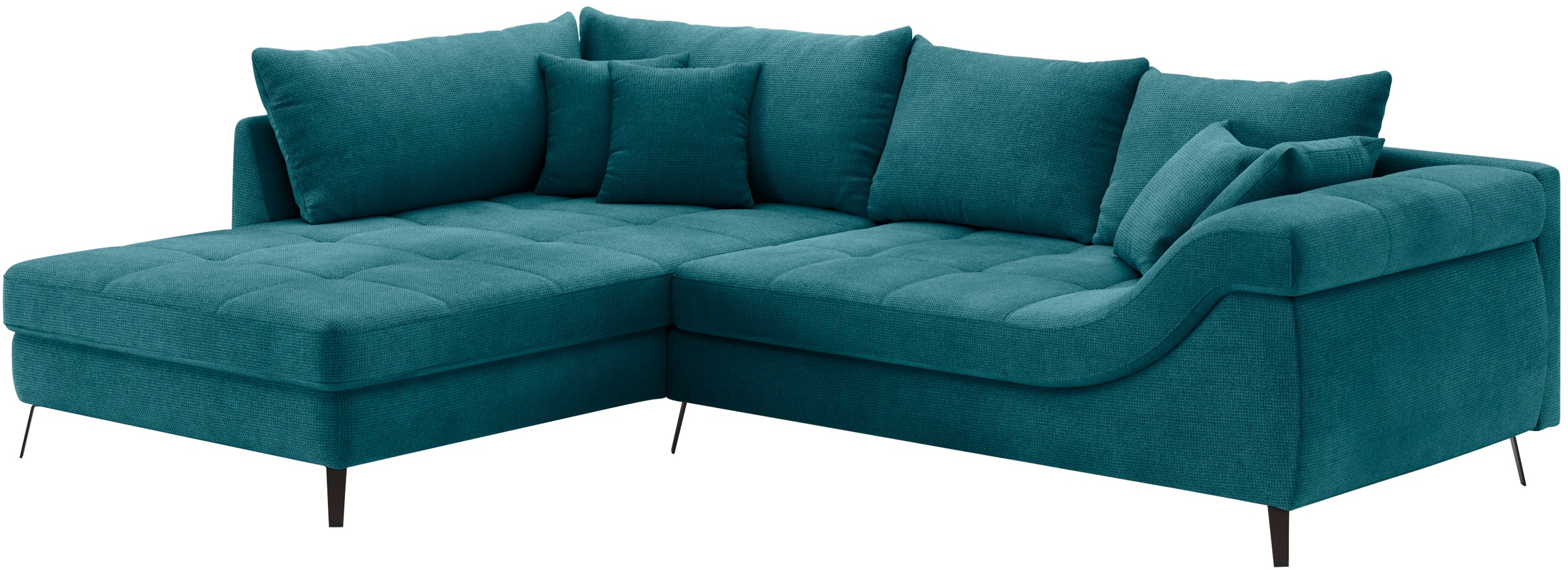 Mr. Couch Ecksofa »Portofino, L-Form«, Mit Kaltschaumpolsterung, bis 140 kg günstig online kaufen