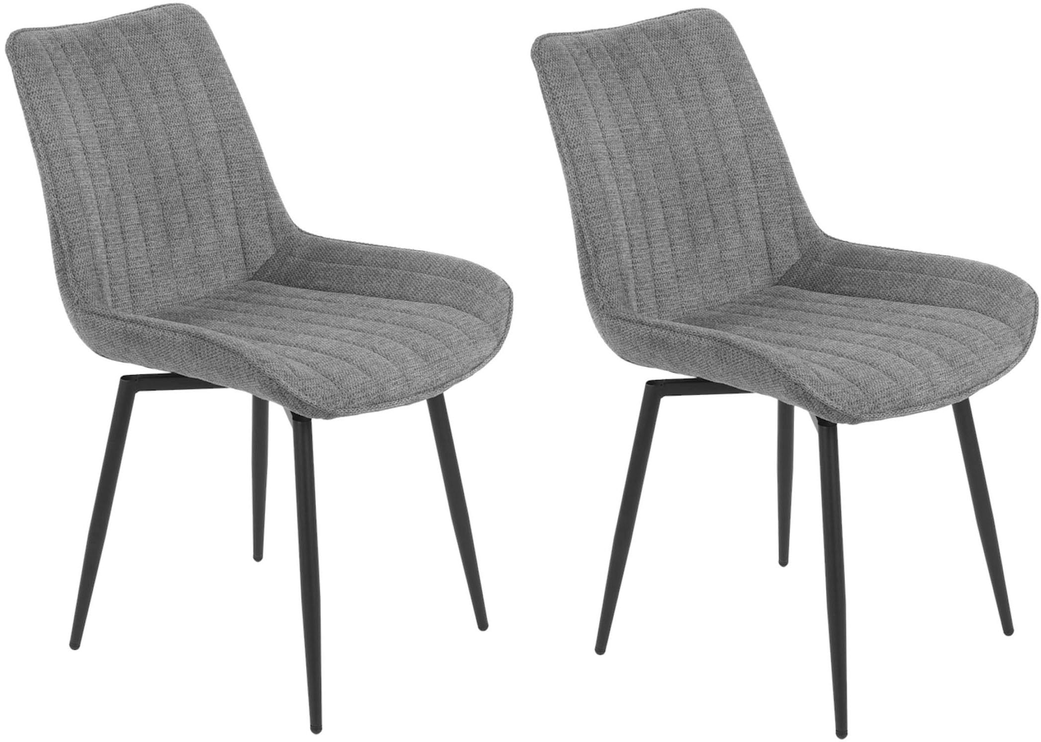 TOM TAILOR 4-Fußstuhl »NEWPORT«, (Set), 2 St., Microfaser-Webstoff, 4-Fuß,X günstig online kaufen