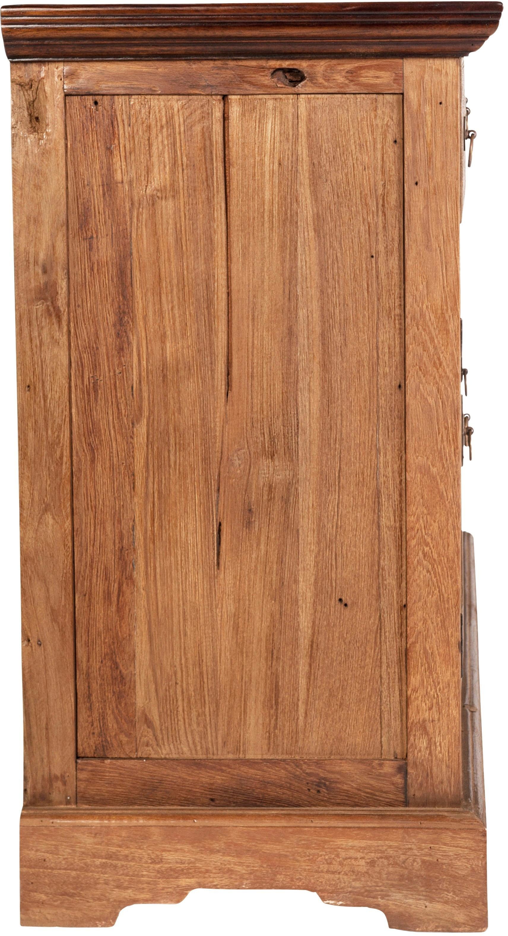 SIT Sideboard »Seadrift«, aus recyceltem Altholz Teak, Shabby Chic, Vintage