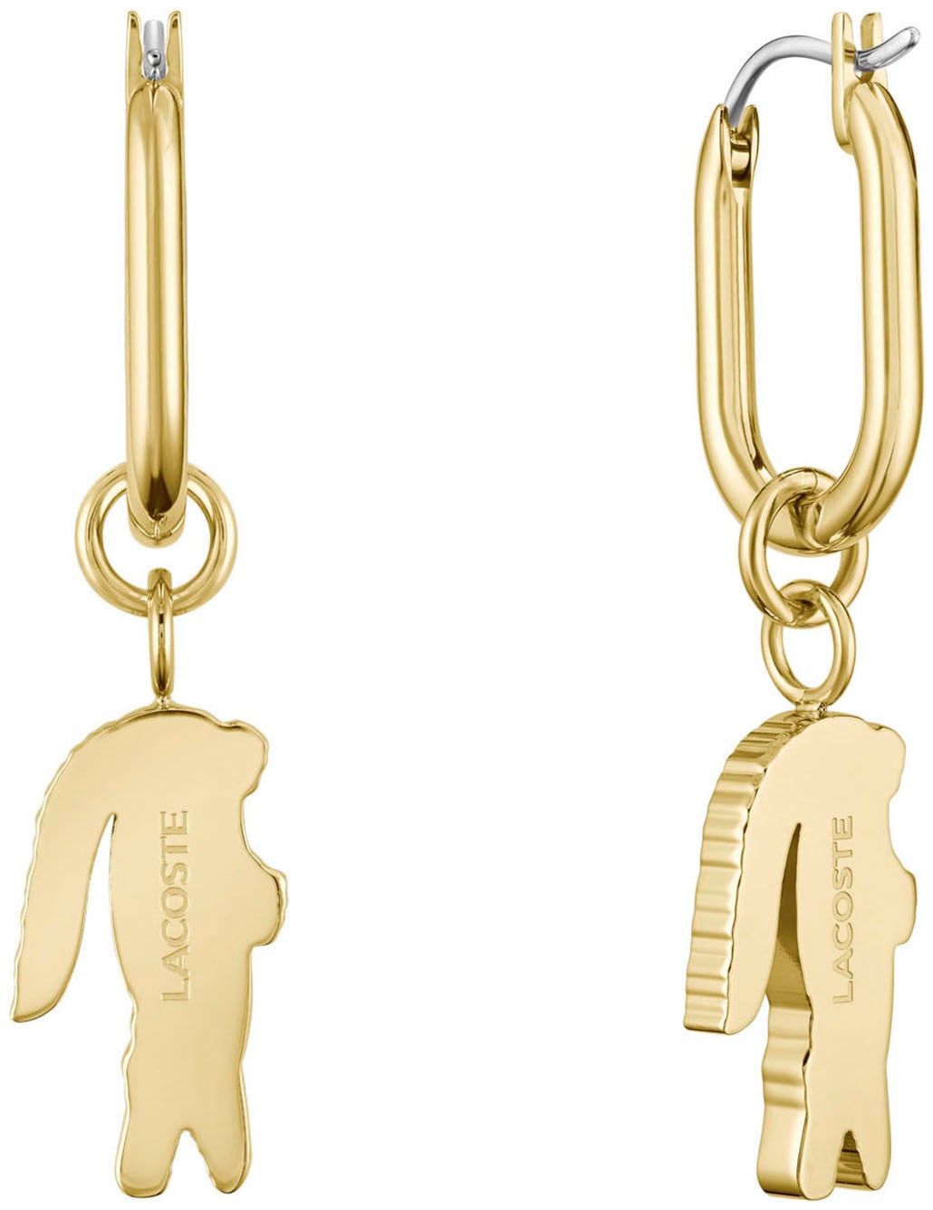 Lacoste Paar Ohrhänger »CROCODILE, 2040308, 2040364«, mit Glasstein