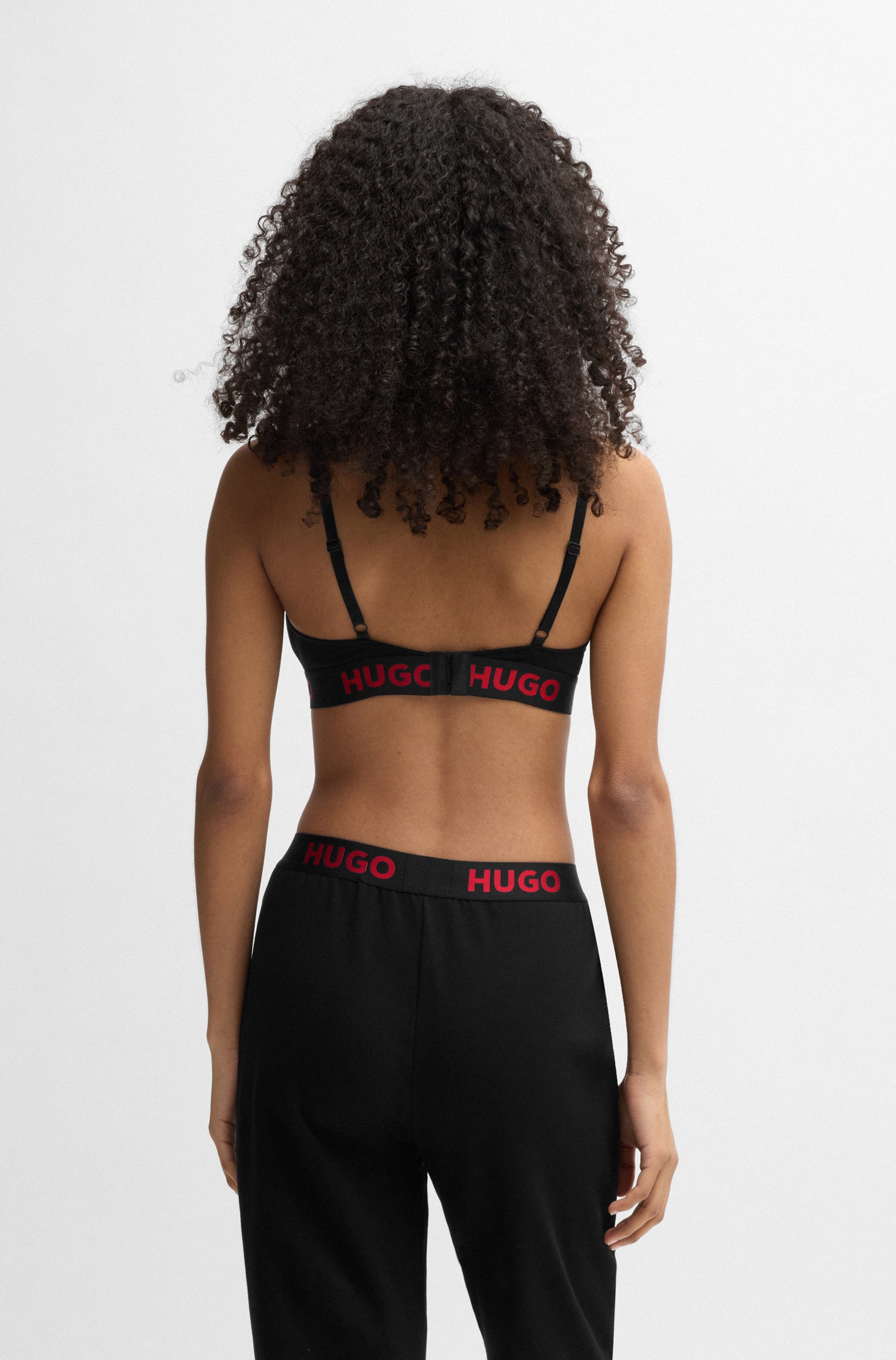 HUGO Underwear Triangel-BH »TRIANGLE SPORTY LOGO«, elastisch