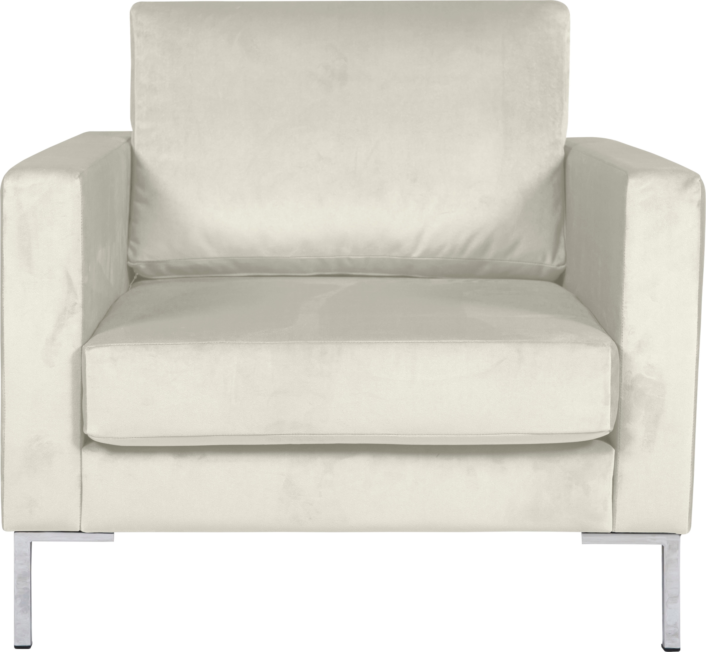 Alte Gerberei Sessel auf mit Metall-Winkelfüßen Rechnung kaufen »Velina«