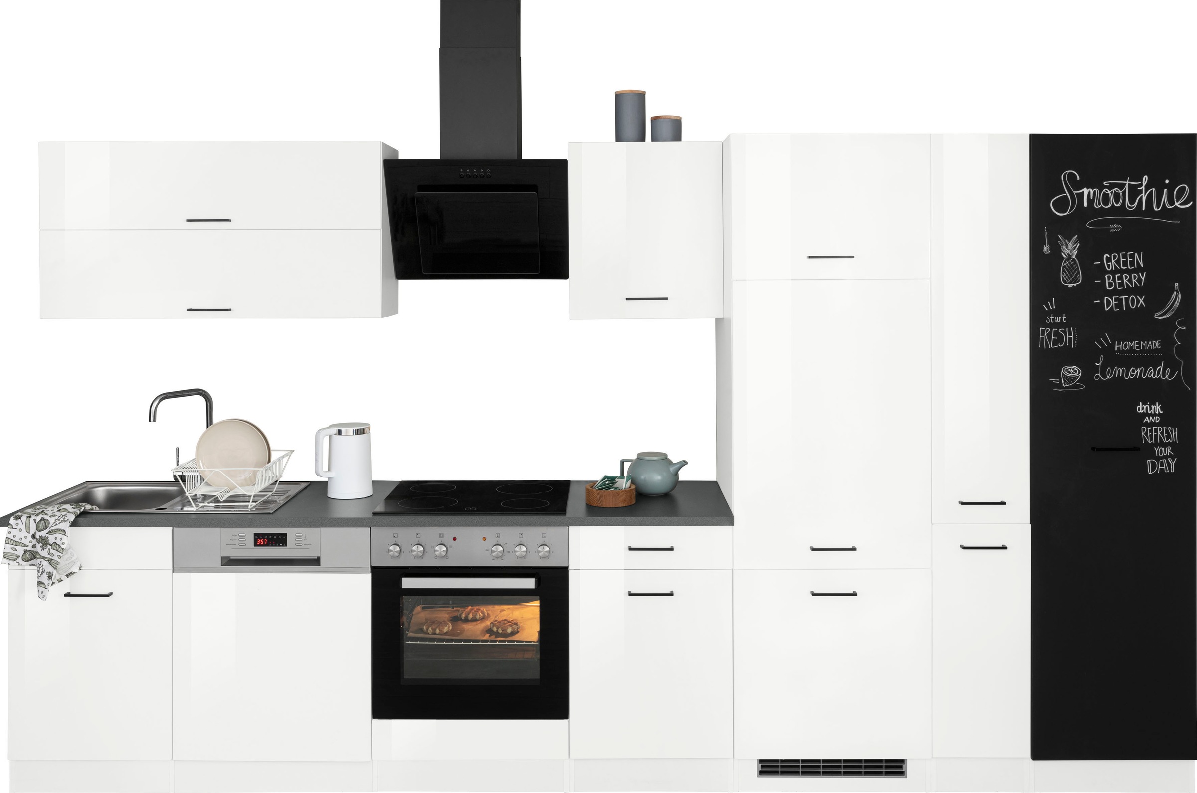KOCHSTATION Küchenzeile »KS-Trier«, ohne E-Geräte, Breite 360 cm günstig online kaufen