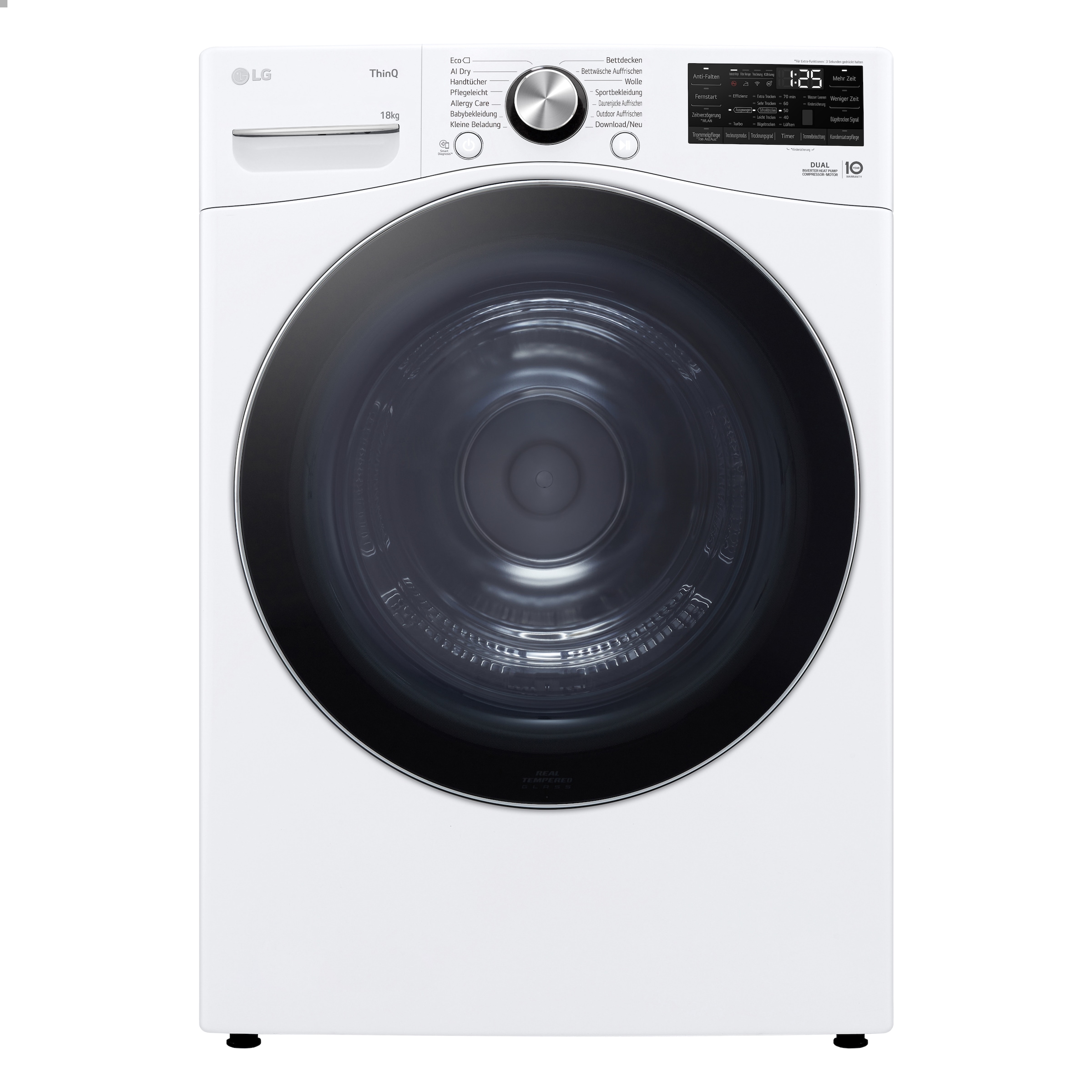 LG Wärmepumpentrockner »RT18VT«, 18 kg, Allergy Care günstig online kaufen