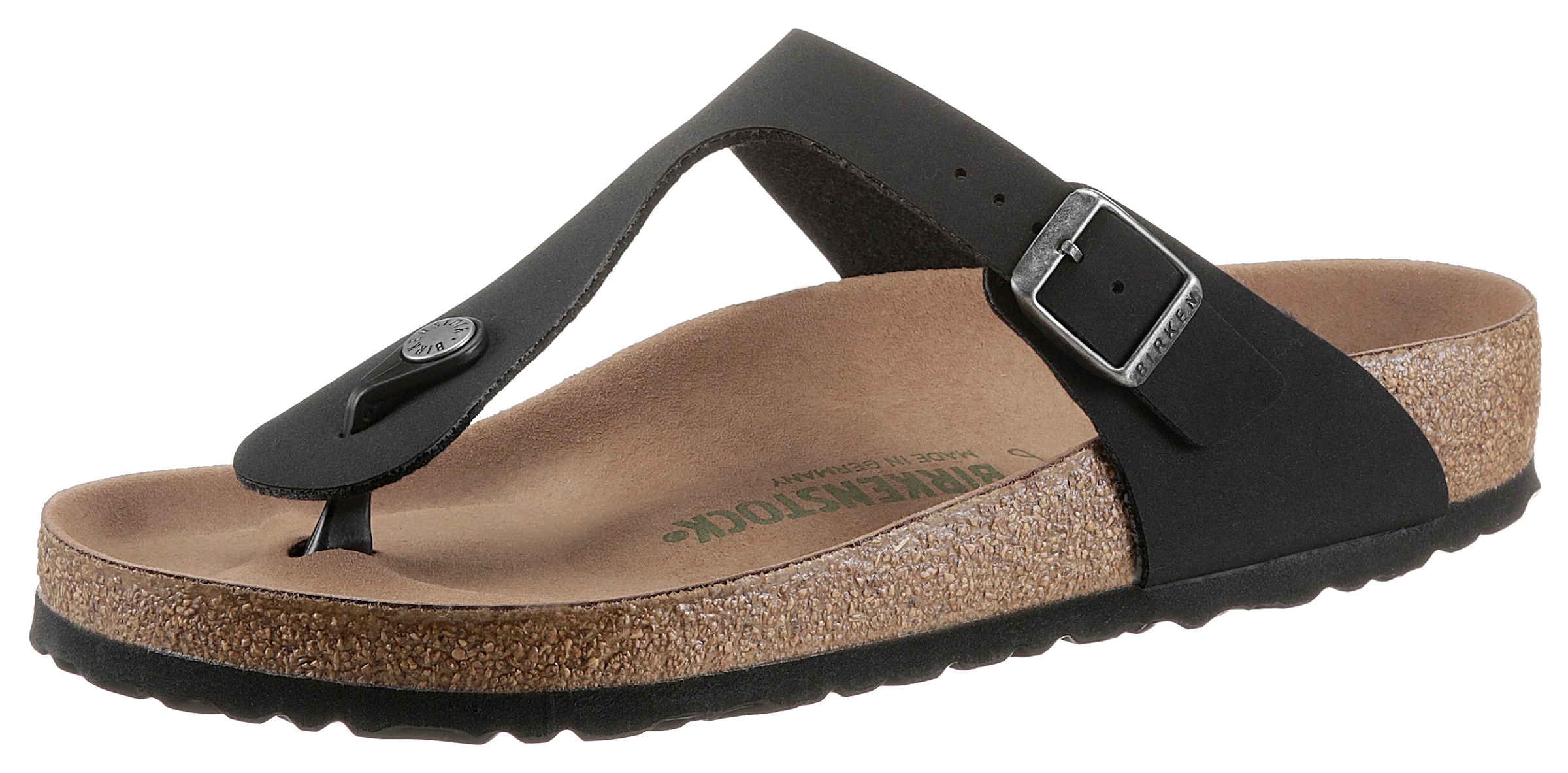 Birkenstock Zehentrenner »Gizeh Earthy vegan«, mit verstellbarer Schnalle kaufen