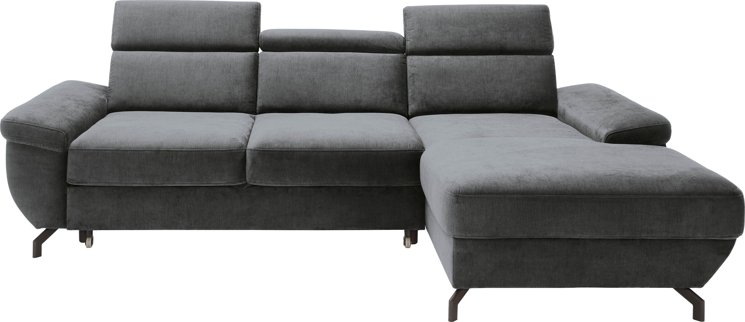 TRENDMANUFAKTUR Ecksofa »Rima, multifunktionales Sofa, L-Form,«, mit Bettfunktion, Bettkasten, Kopf- und Sitztiefenverstellung