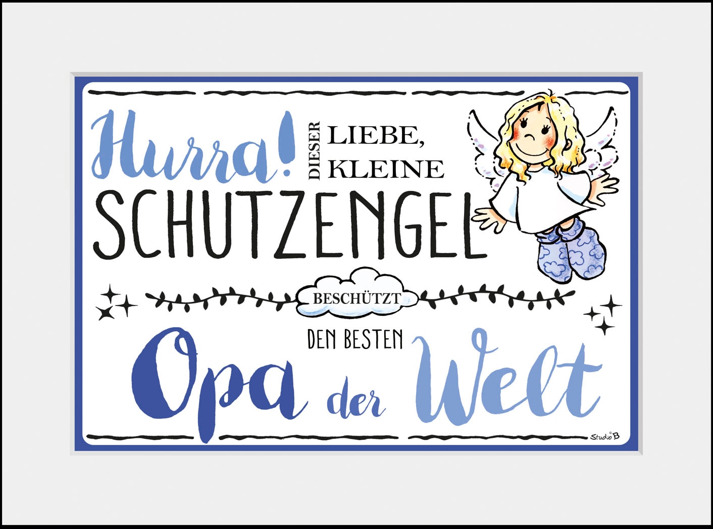 queence Bild »Schutzengel Opa«, Engel, (1 St.) günstig online kaufen