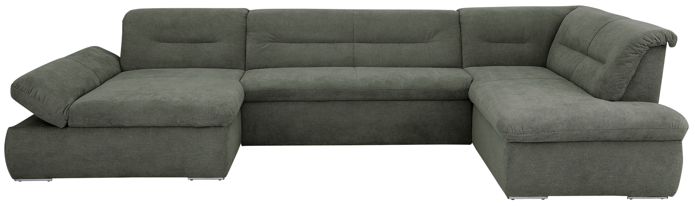 INOSIGN Wohnlandschaft »Avesa U-Form«, Wahlweise mit Armteilverstellung und Bettfunktion, B/T/H: 355/216/80cm