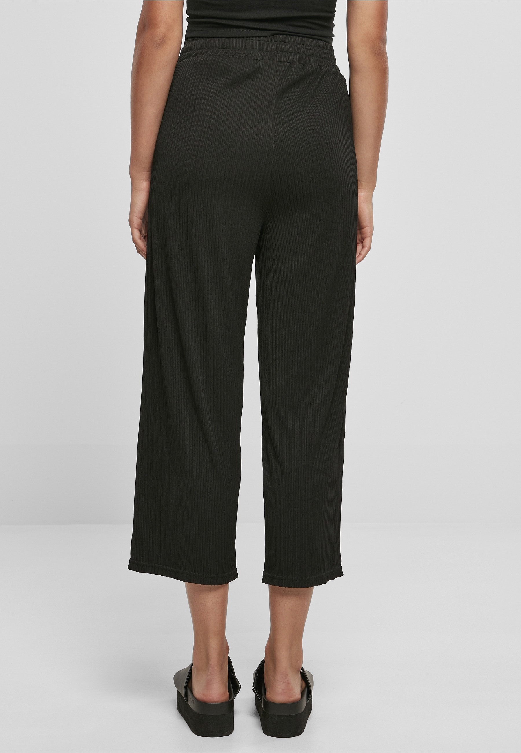 URBAN CLASSICS Culotte »Urban Classics Damen Ladies Straight Leg Rib Interlock Culotte«