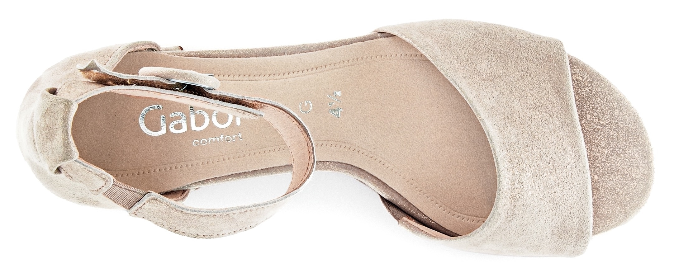 Gabor Sandalette »TUNIS«  , Blockabsatz, Businessschuh, Festtagsschuh, Zierschnalle, G-Weite