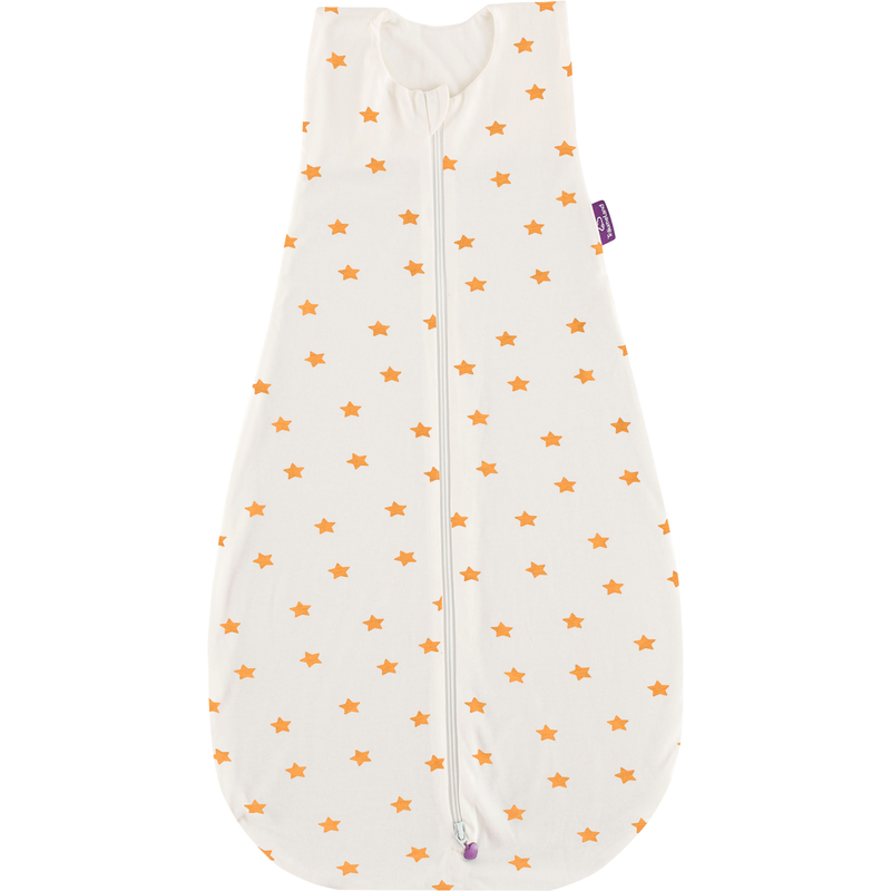 TRÄUMELAND Babyschlafsack »Sommerschlafsack LIEBMICH Baumwolle, Design weiß mit gelben Sternen« weiß Bezug: 70% Lyocell (TENCEL ), 30% Baumwolle L:...