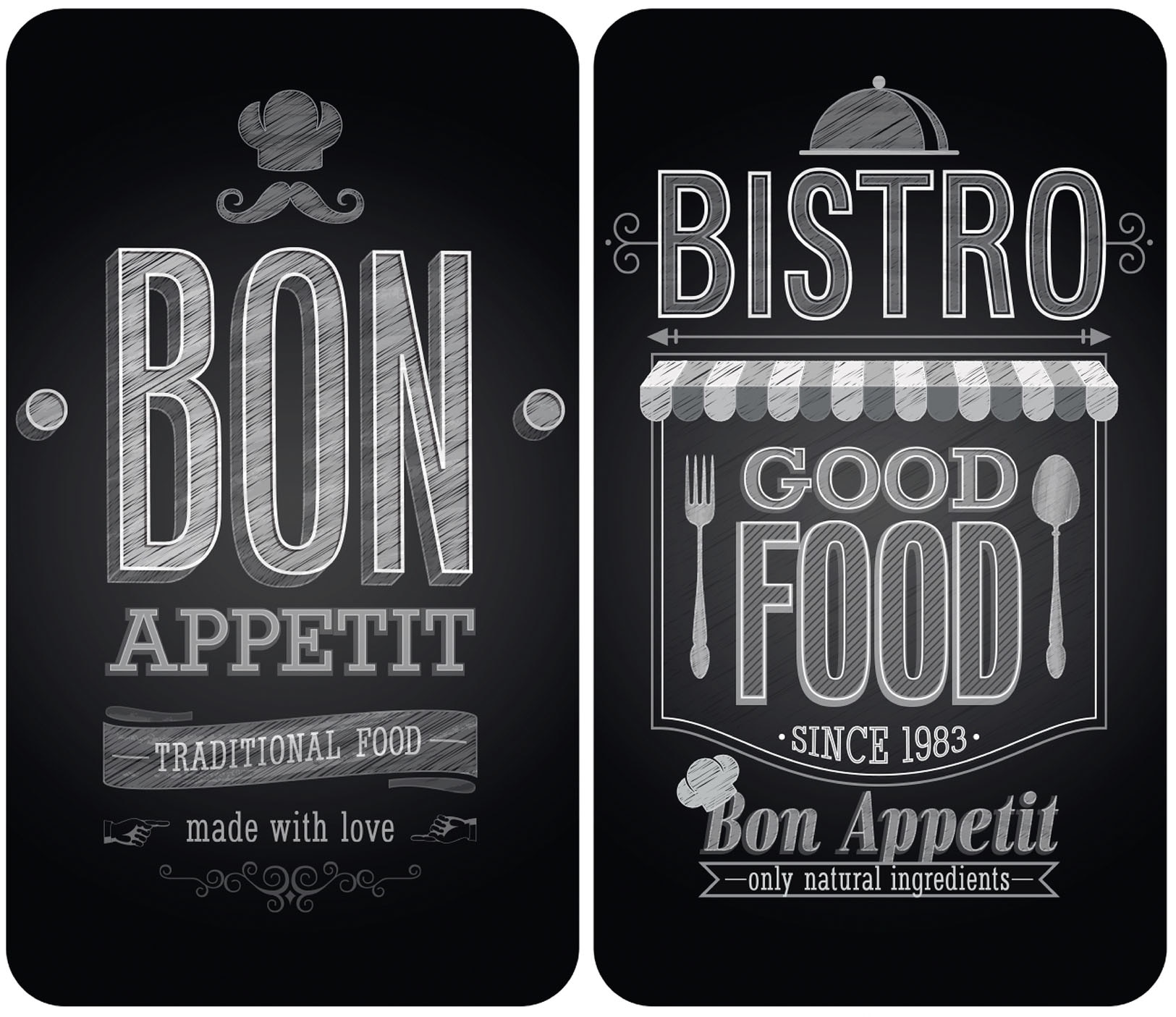 Maximex Herd-Abdeckplatte "Universal Modell Bon Appetit", (Set, 2 tlg.), He günstig online kaufen