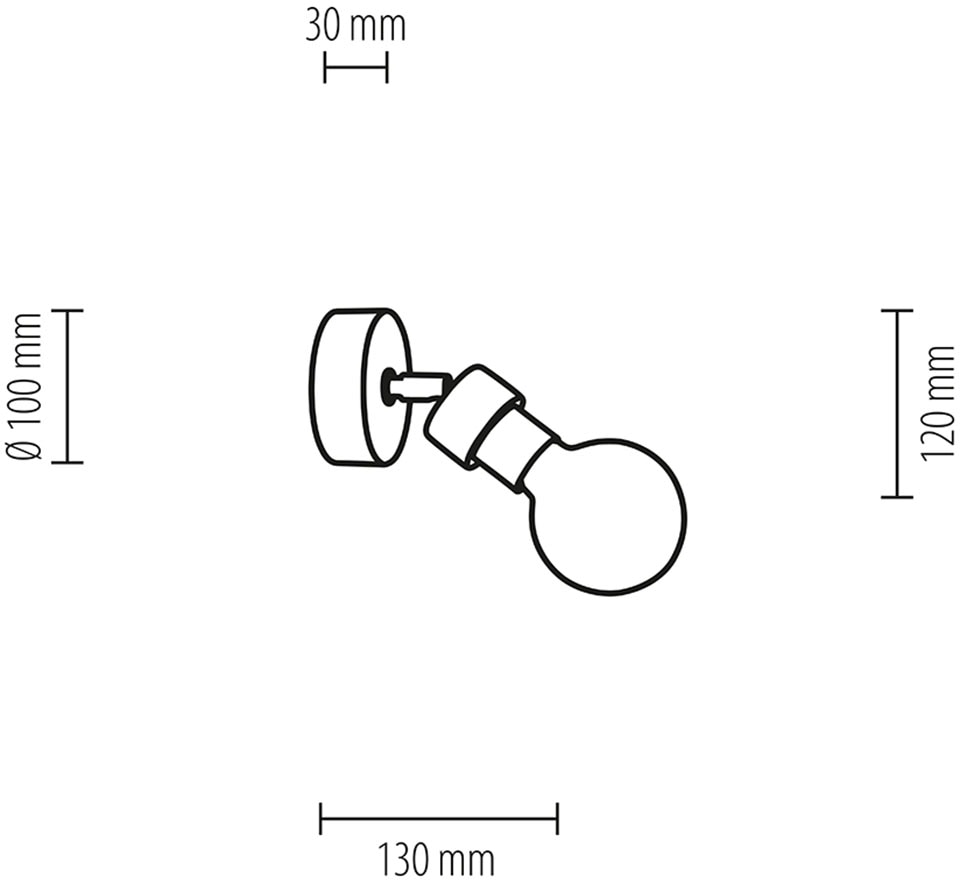 BRITOP LIGHTING Wandstrahler »MARJOLAINE«, Leuchtmittel E27 | Leuchtmittel wechselbar-ohne Leuchtmittel, Bewegliche Spots, aus Eichenholz, Nachhaltig mit FSC®-Zertifikat