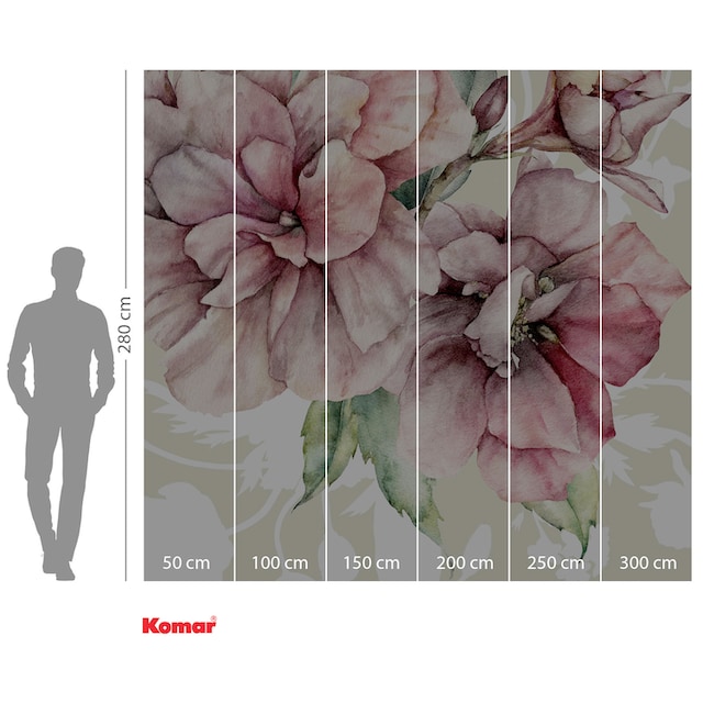 Komar Vliestapete »La Flor«, 300x280 cm (Breite x Höhe) auf Raten bestellen | Vliestapeten