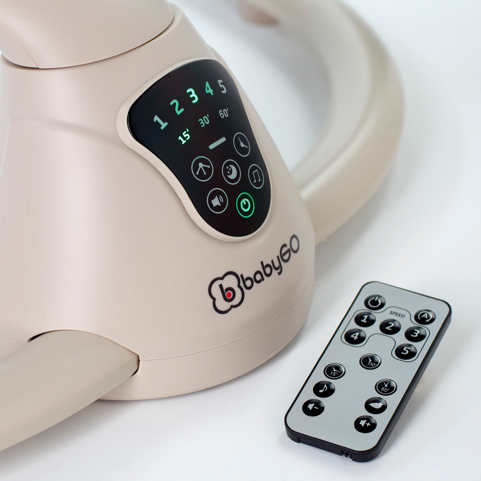BabyGo Babywippe »Homey«, bis 9 kg, mit Schaukelbewegungen und Sound