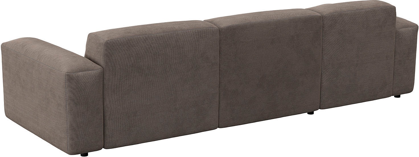 FLEXLUX Ecksofa »Lucera bequem und komfortabel durch hochwertigen Sitzaufbau, L.Form«, modern & anschmiegsam, Kaltschaum, Stahl-Wellenunterfederung