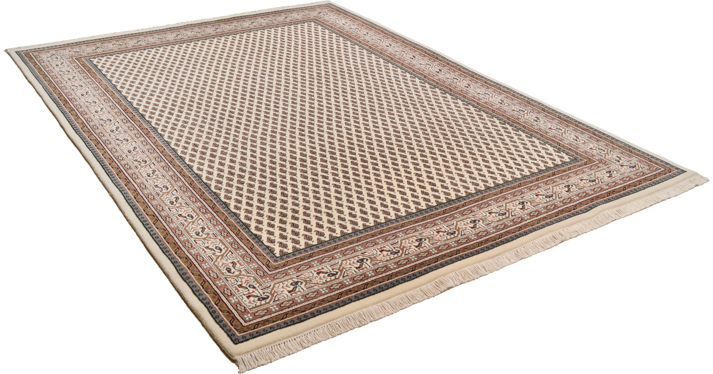 THEKO Orientteppich »Abbas Meraj Mir« rechteckig 12 mm Höhe reine Wolle, ha günstig online kaufen