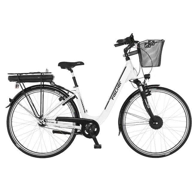 FISCHER Fahrrad E-Bike »CITA ECU 2200 418«, 7 Gang, Shimano, Nexus,  Frontmotor 250 W, (mit Fahrradschloss) online kaufen