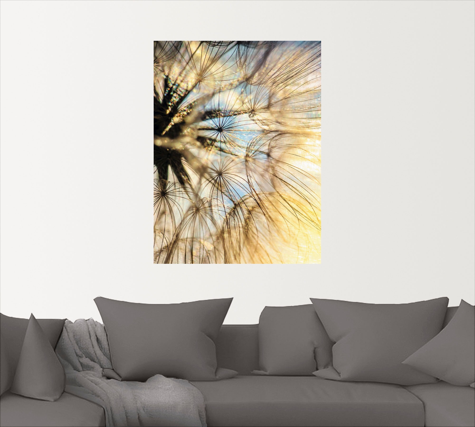 Artland Wandbild »Pusteblume Poesie«, Blumen, (1 St.), als Leinwandbild, Poster, Wandaufkleber in verschied. Größen