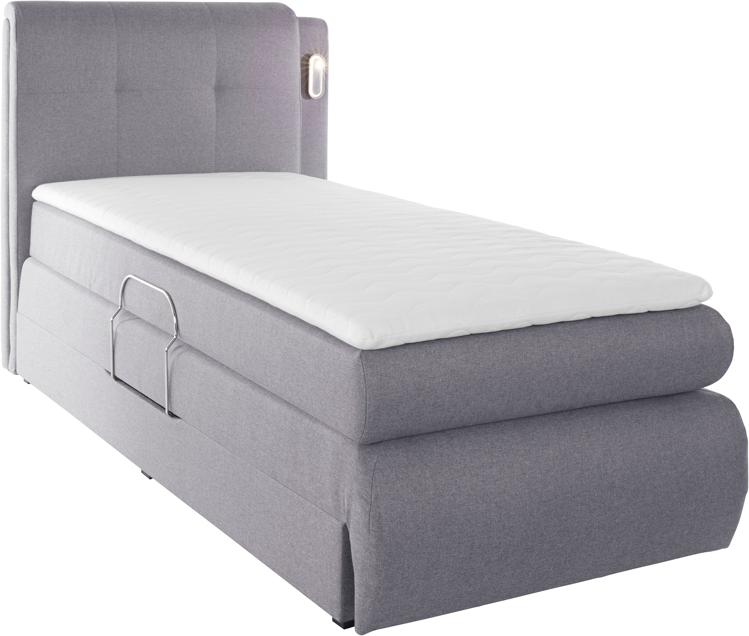 Bild von COLLECTION AB Boxspringbett »Borna«, inklusive Bettkasten, LED-Beleuchtung und Topper