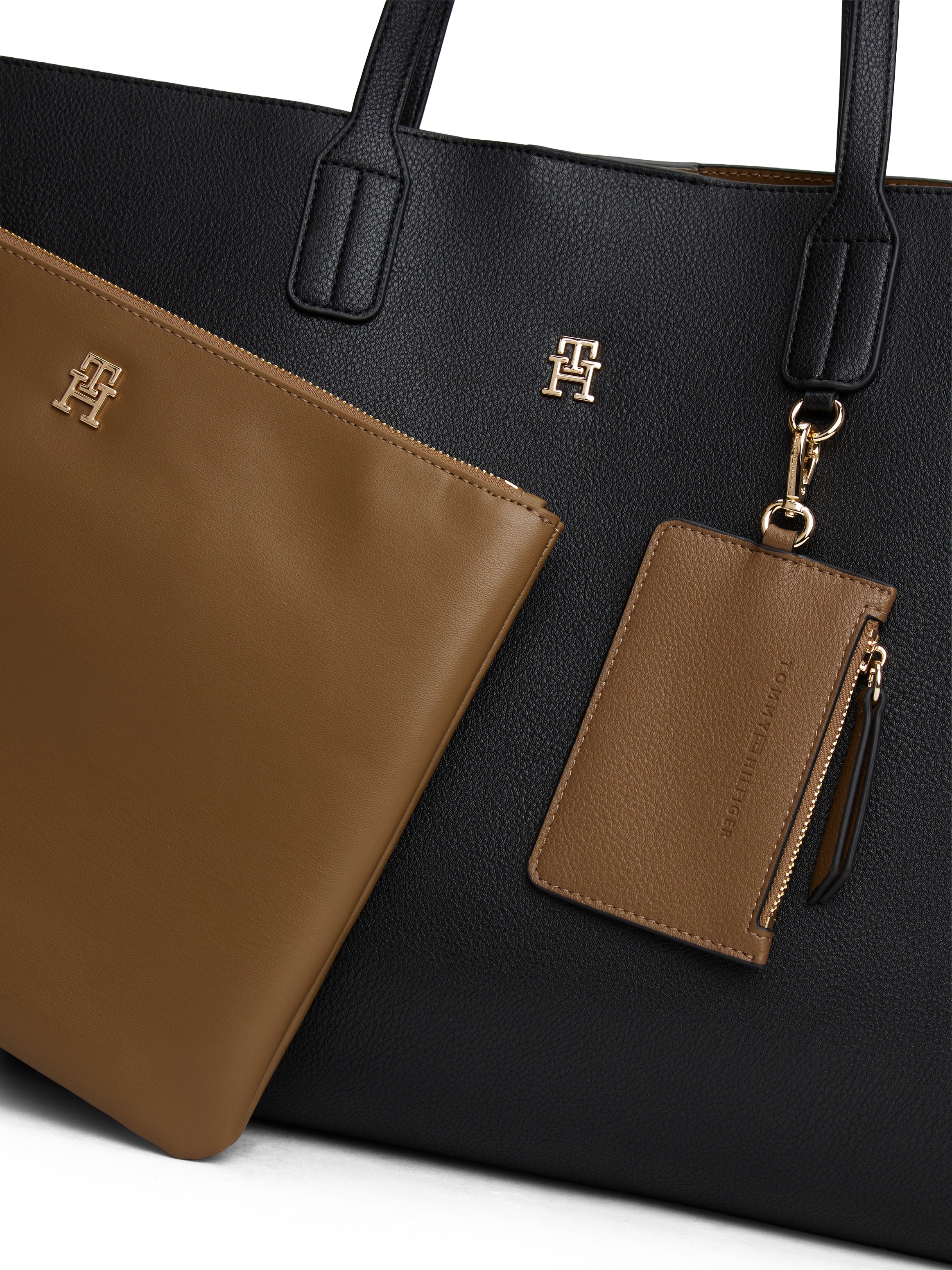 Tommy Hilfiger Tragetasche »TH ICON TOTE« , Damen Schultertasche mit herausnehmbarer RV-Innentasche