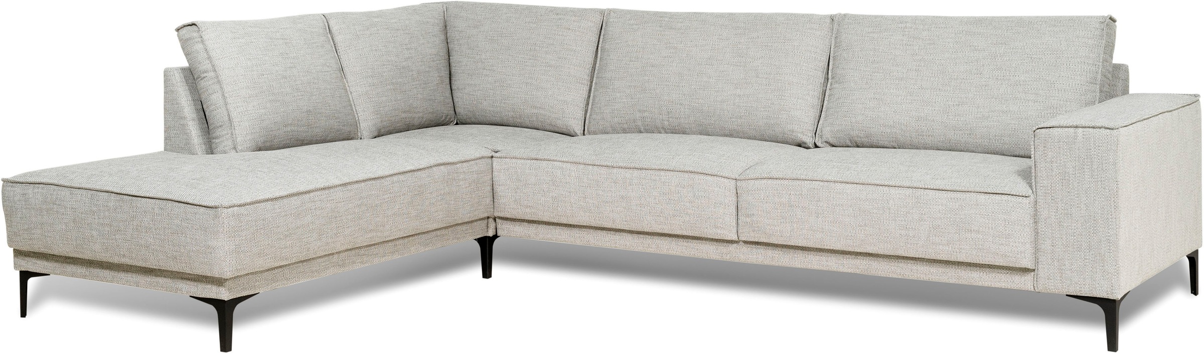 Places of Style Ecksofa Oland, L-Form, inkl. Rückenkissen, hochwertige Verarbeitung