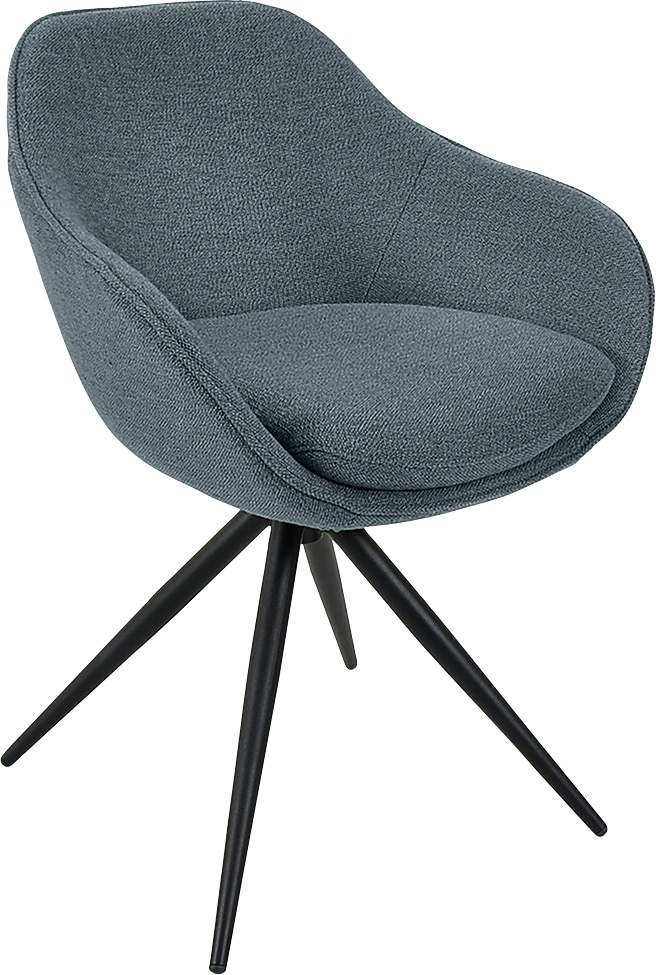 K+W Komfort & Wohnen Drehstuhl »ZOOM« () 4-Fuß Drehstuhl mit Gestell aus Me günstig online kaufen