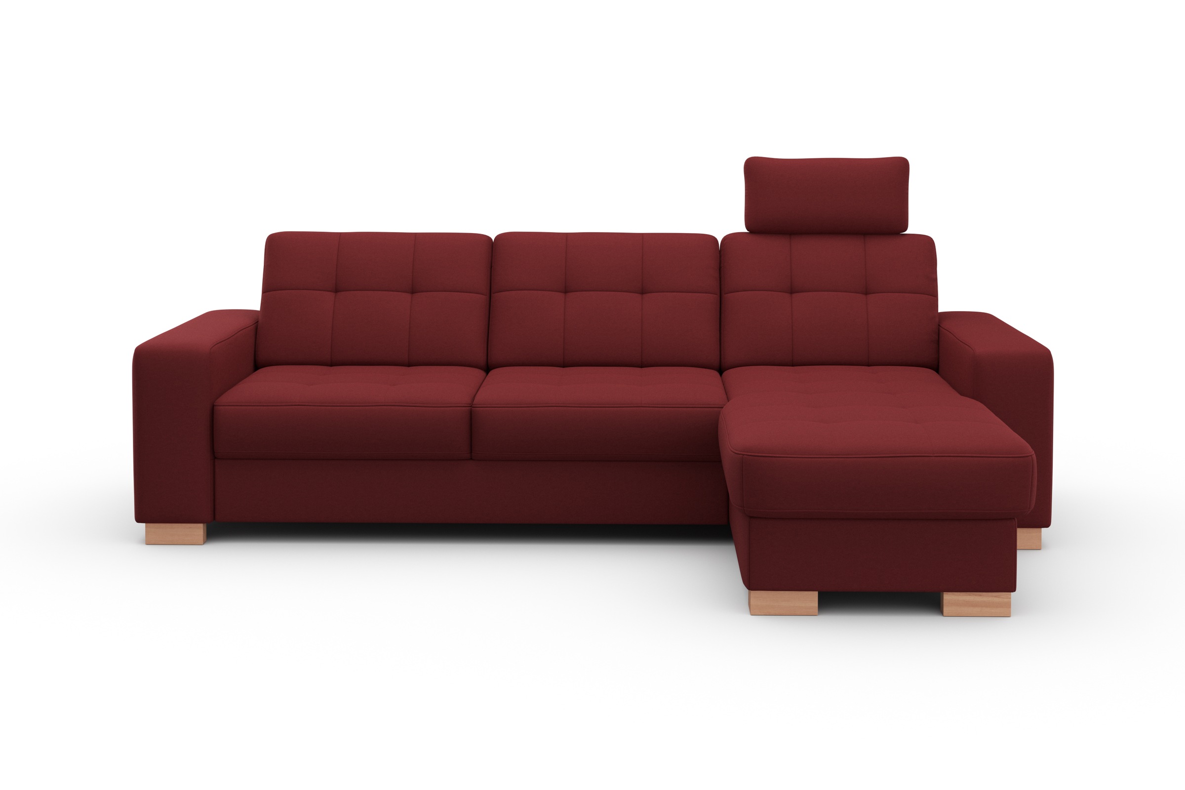 sit&more Ecksofa »Quincy L-Form«, wahlweise mit Bettfunktion und Bettkasten