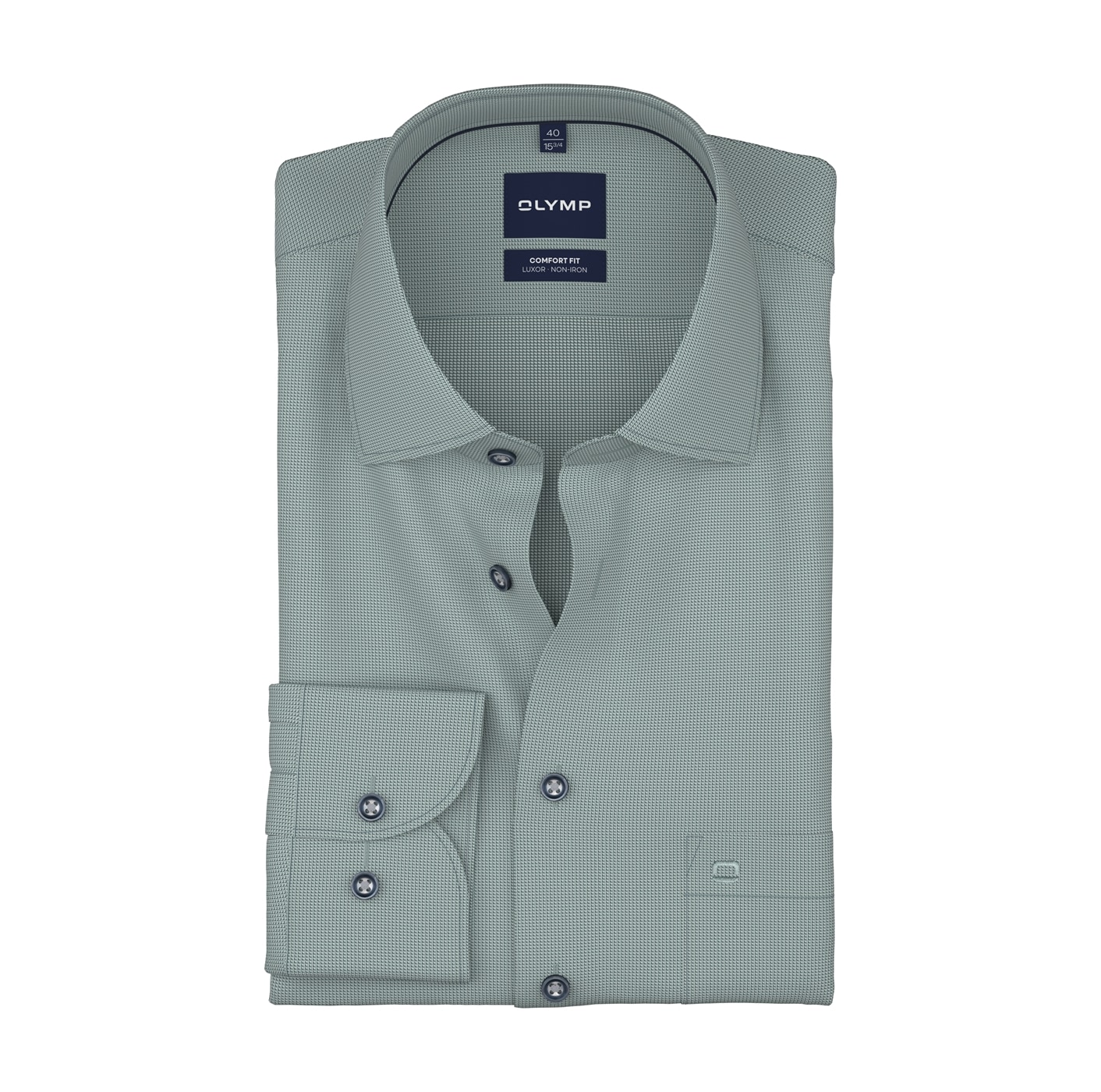 OLYMP Langarmhemd »Luxor« Businesshemd, New-Kentkragen, Comfort Fit