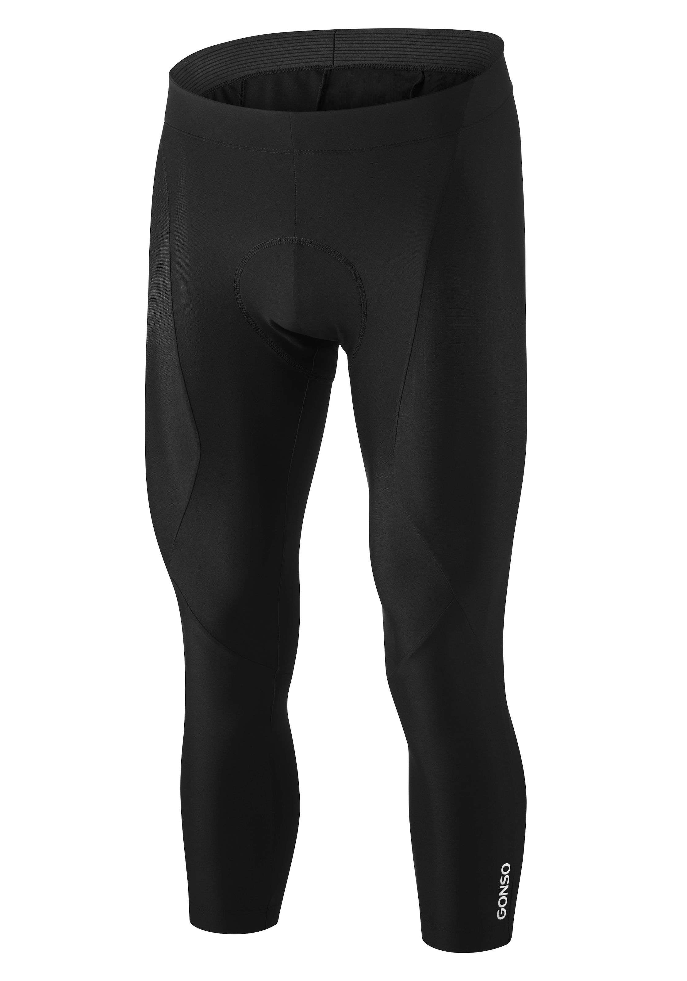 Gonso Fahrradhose »Essential Tight 5/6 SC M«, Herren 3/4 Radhose mit Sitzpolster, atmungsaktive Radlerhose Tight Fit