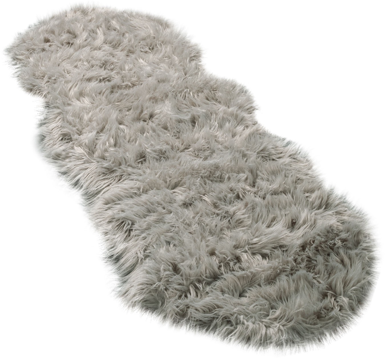 Paco Home Fellteppich »Playa 960«, fellförmig, 64 mm Höhe, Kunstfell, Floka günstig online kaufen