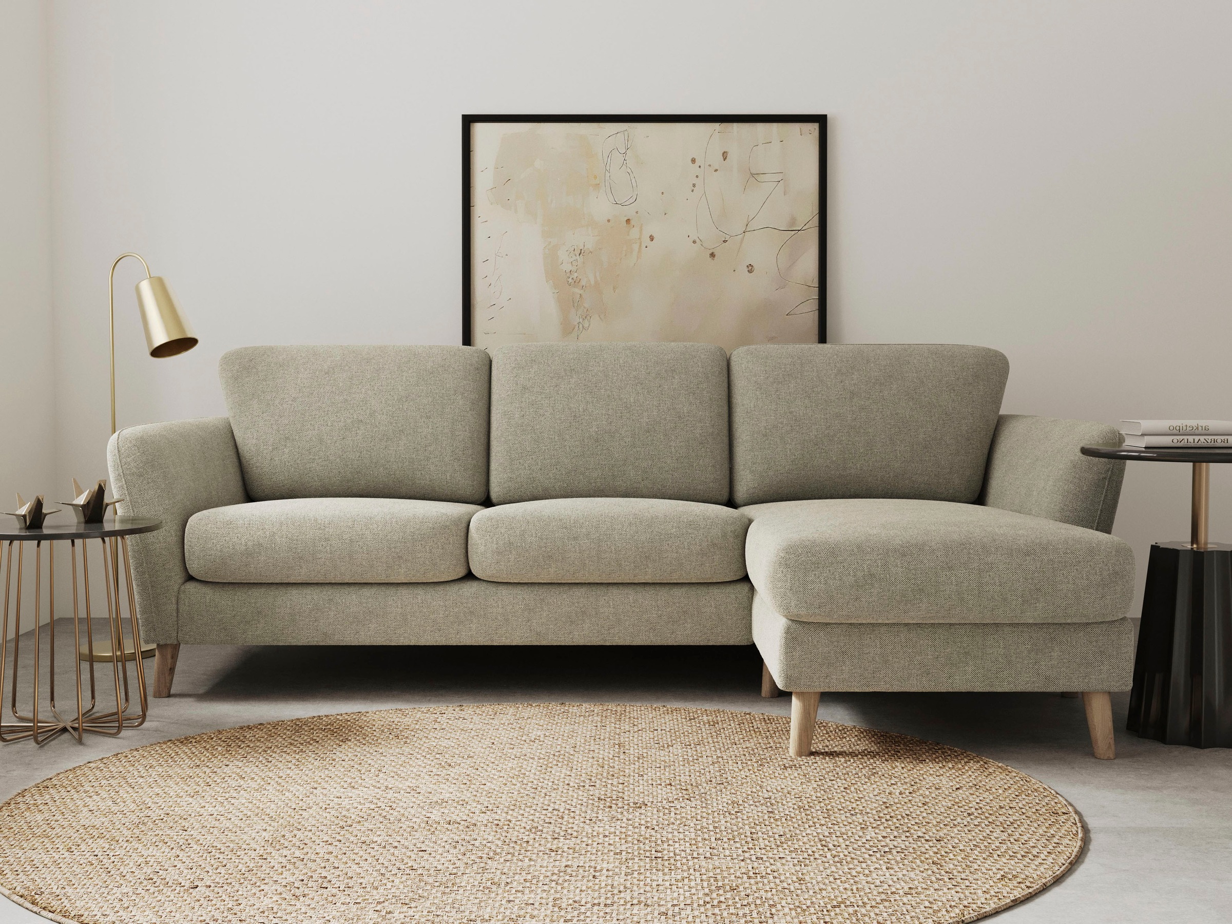 Home affaire Ecksofa »MARSEILLE (242/152cm),L-Form, Rec. rechts/links«, Mas günstig online kaufen
