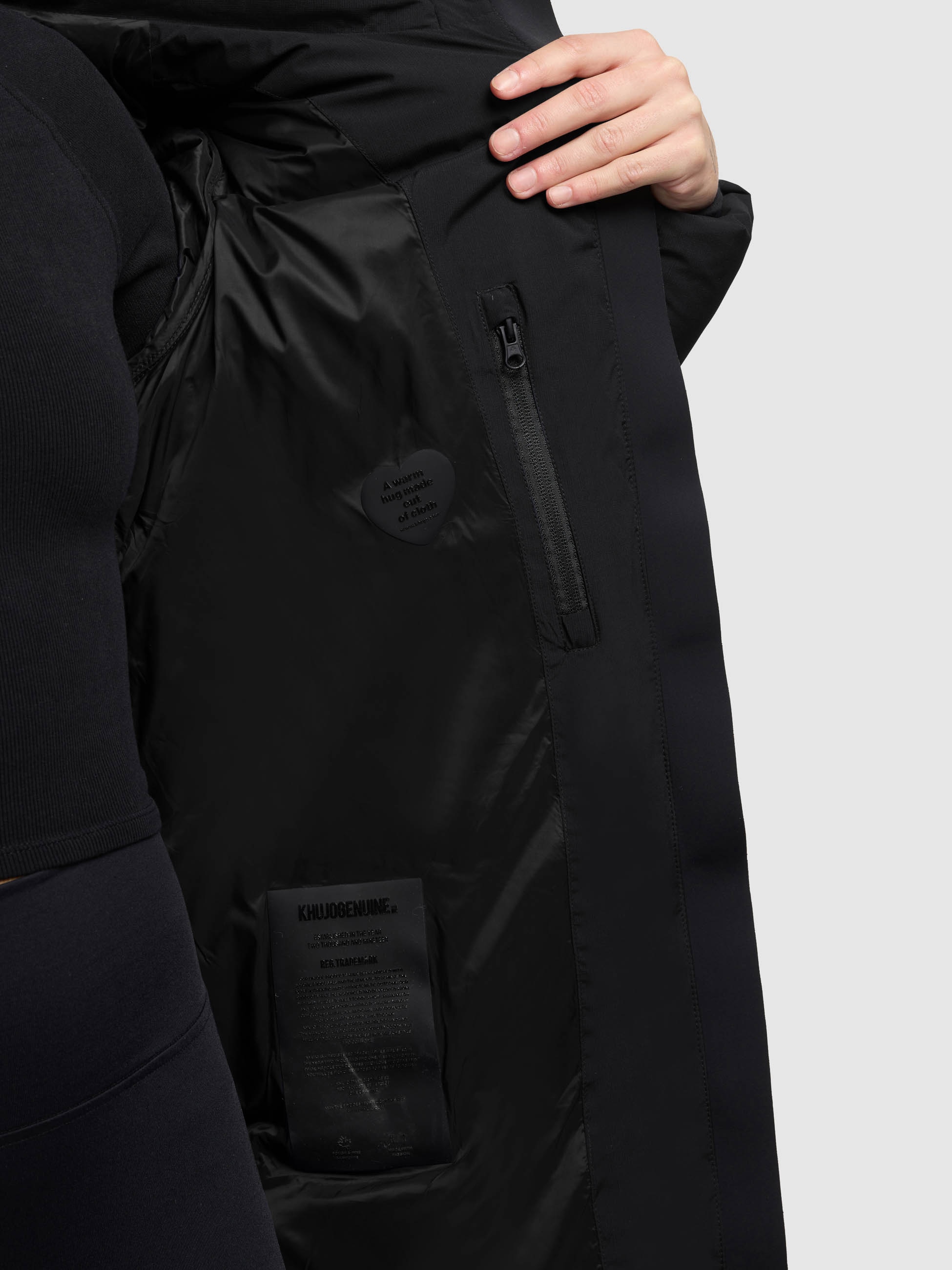 khujo Steppjacke »DROWN2 MATT« mit Kapuze Taschenbeutel mit Fleece