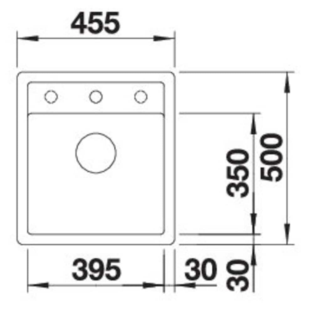Blanco Granitspüle »DALAGO 45-F« 1 Stk. tlg. erhältlich in mehreren Farben