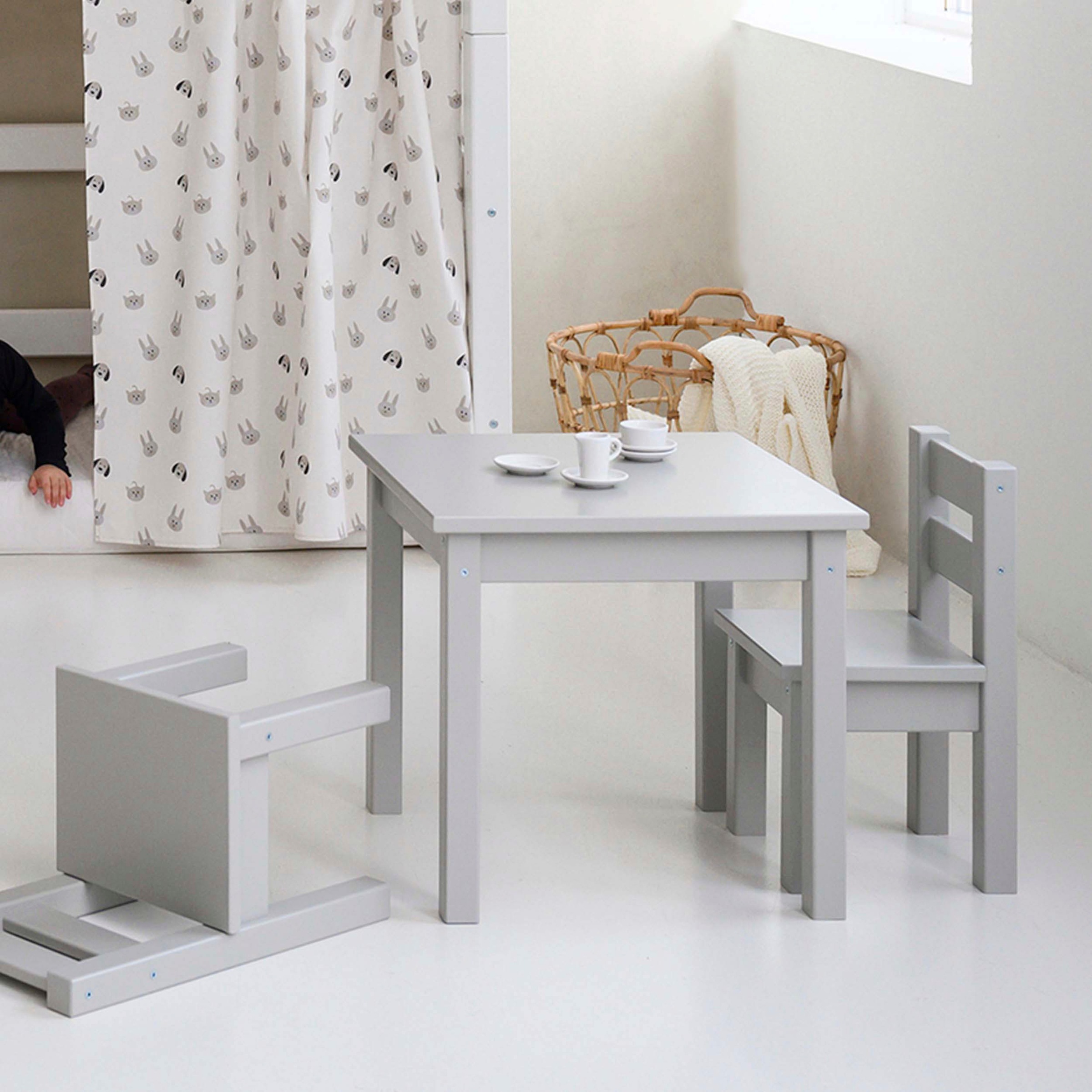 Hoppekids Kindersitzgruppe »MADS Kindersitzgruppe« Set, 1 Tisch, 1 Stuhl, 2 günstig online kaufen