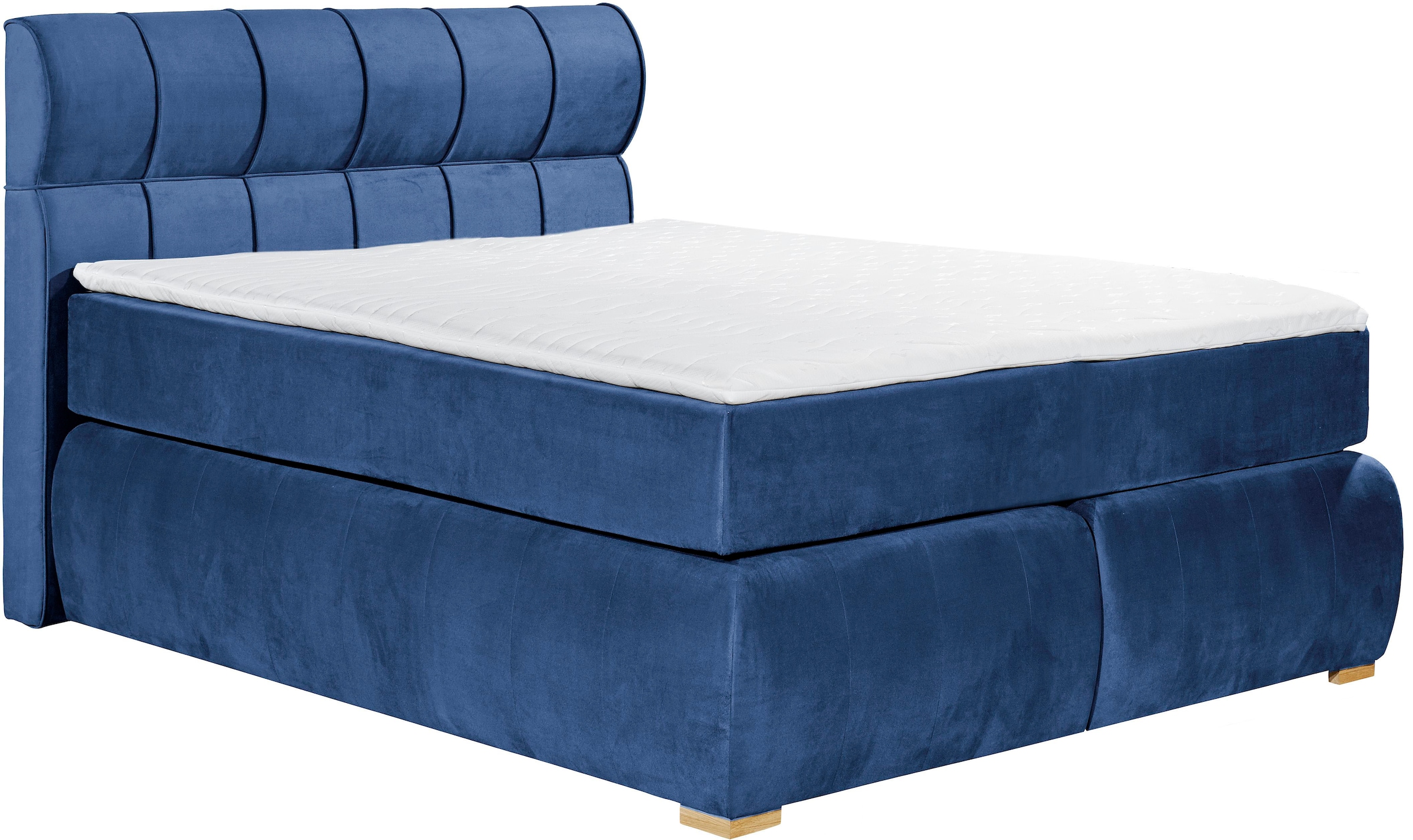 Places of Style Boxspringbett »Felicia«, in H4, inkl. Topper und Bettkasten