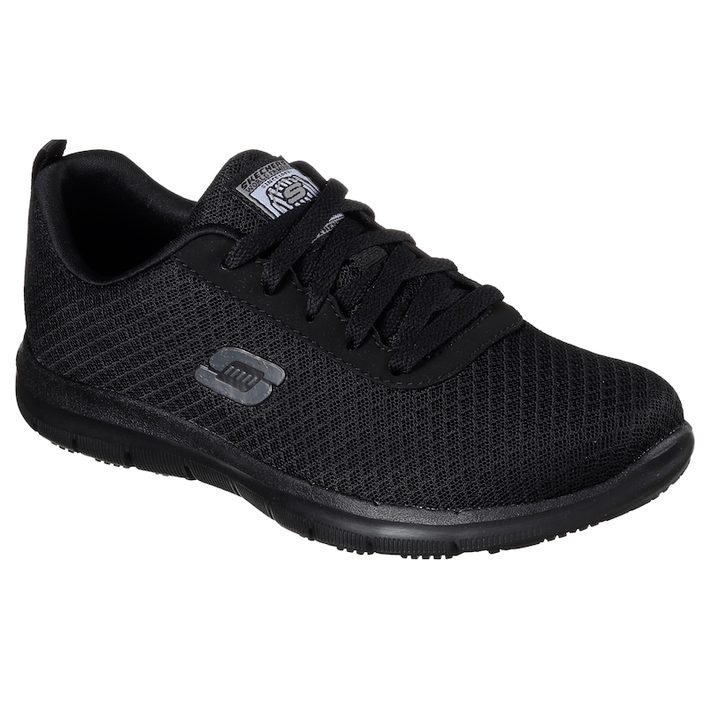 SKECHERS Berufsschuh »Ghenter-Bronaugh Schnürschuh« Schnürschuh für Gastronomie mit Memory Foam Innensohle schwarz 37 37 Modischer Berufsschuh von...