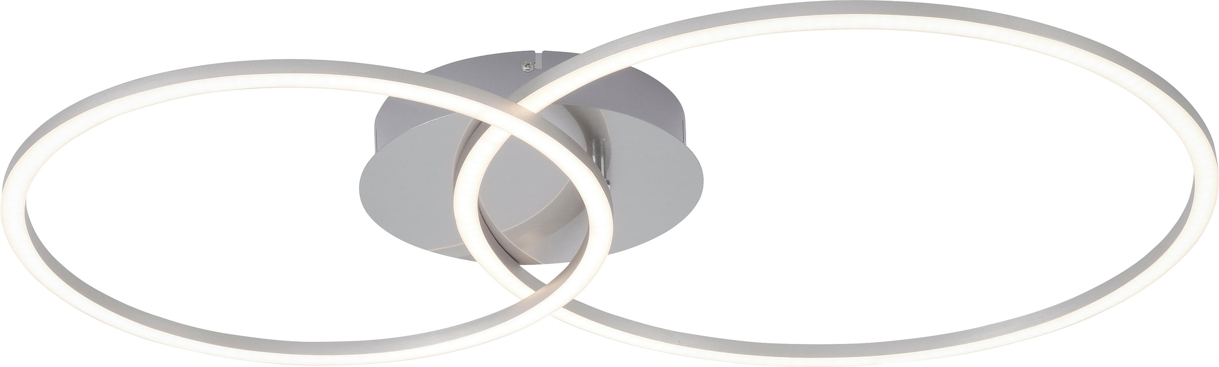 JUST LIGHT LED Deckenleuchte »IVANKA«, 2 flammig, Leuchtmittel LED-Board | LED wechselbar, stufenlos dimmbar über den Wandschalter, ein Ring ist schwenkbar