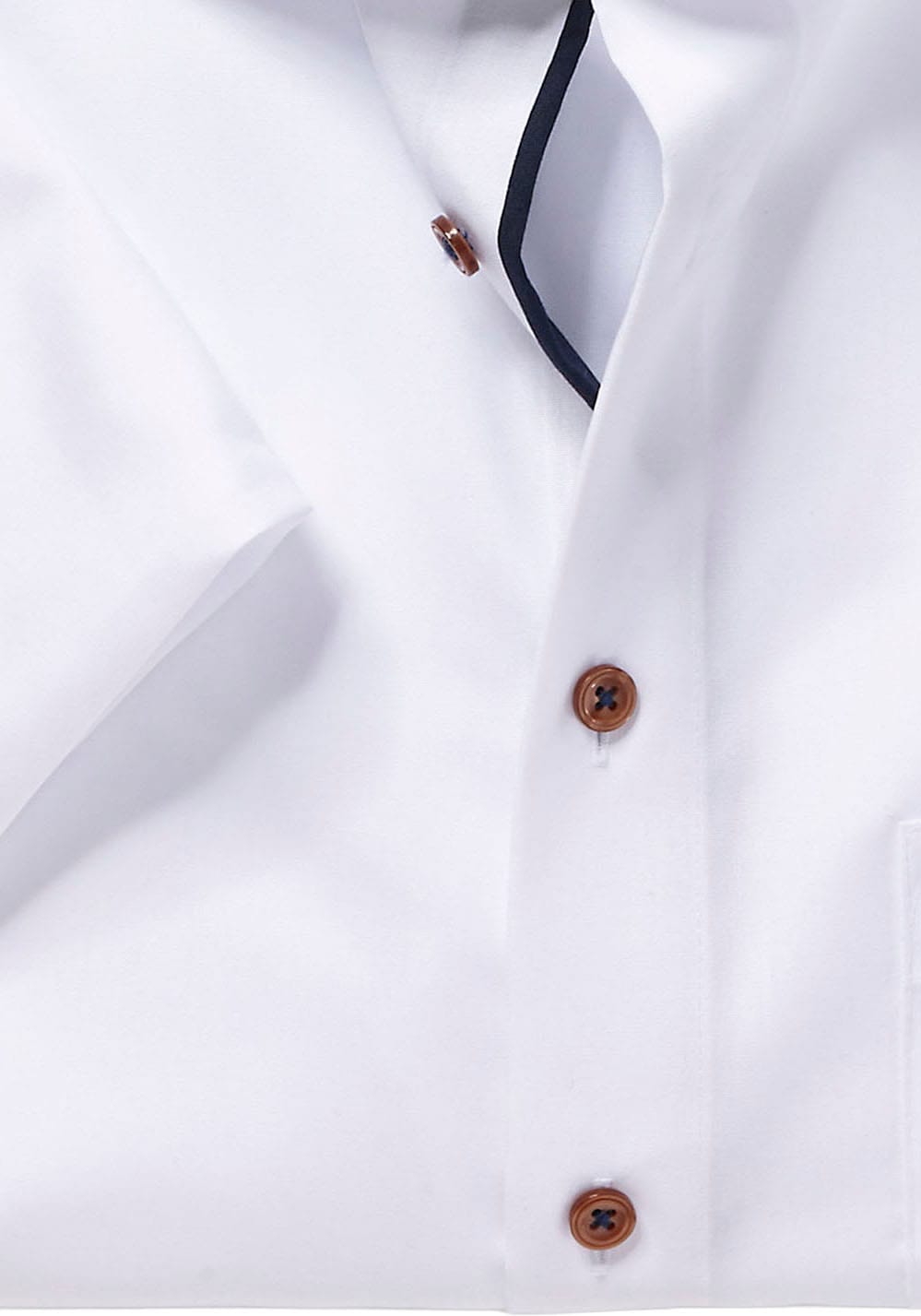 MARVELIS Kurzarmhemd mit New-Kentkragen, bügelfrei, modern fit