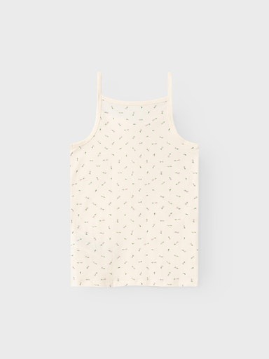 Name It Unterhemd »NKFSTRAP TOP 2P BUTTERCREAM FLORAL NOOS«, (Set, 2 St.)
