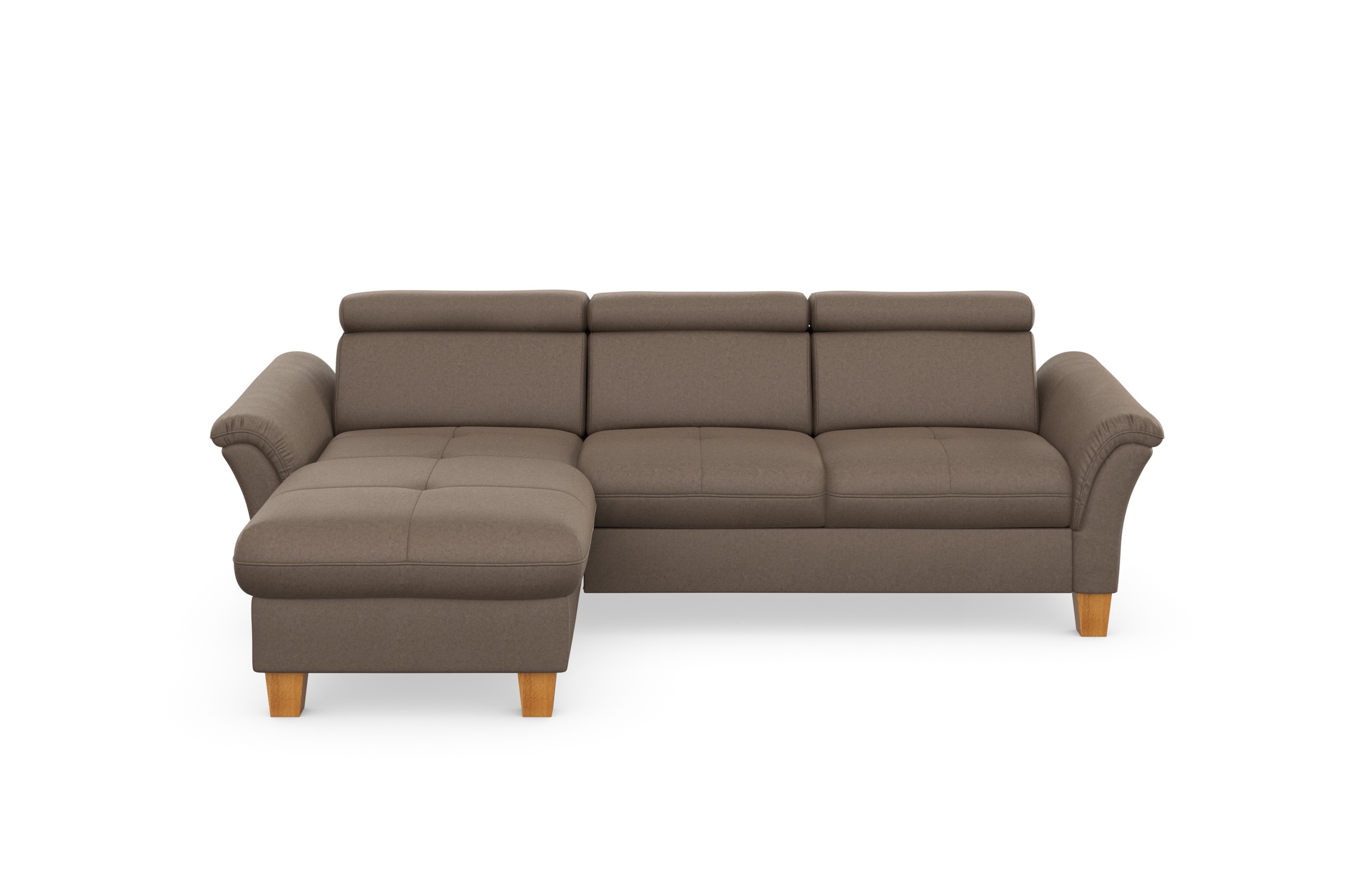 Home affaire Ecksofa »Lindgren L-Form«, wahlweise mit Bett mit klappbaren R günstig online kaufen