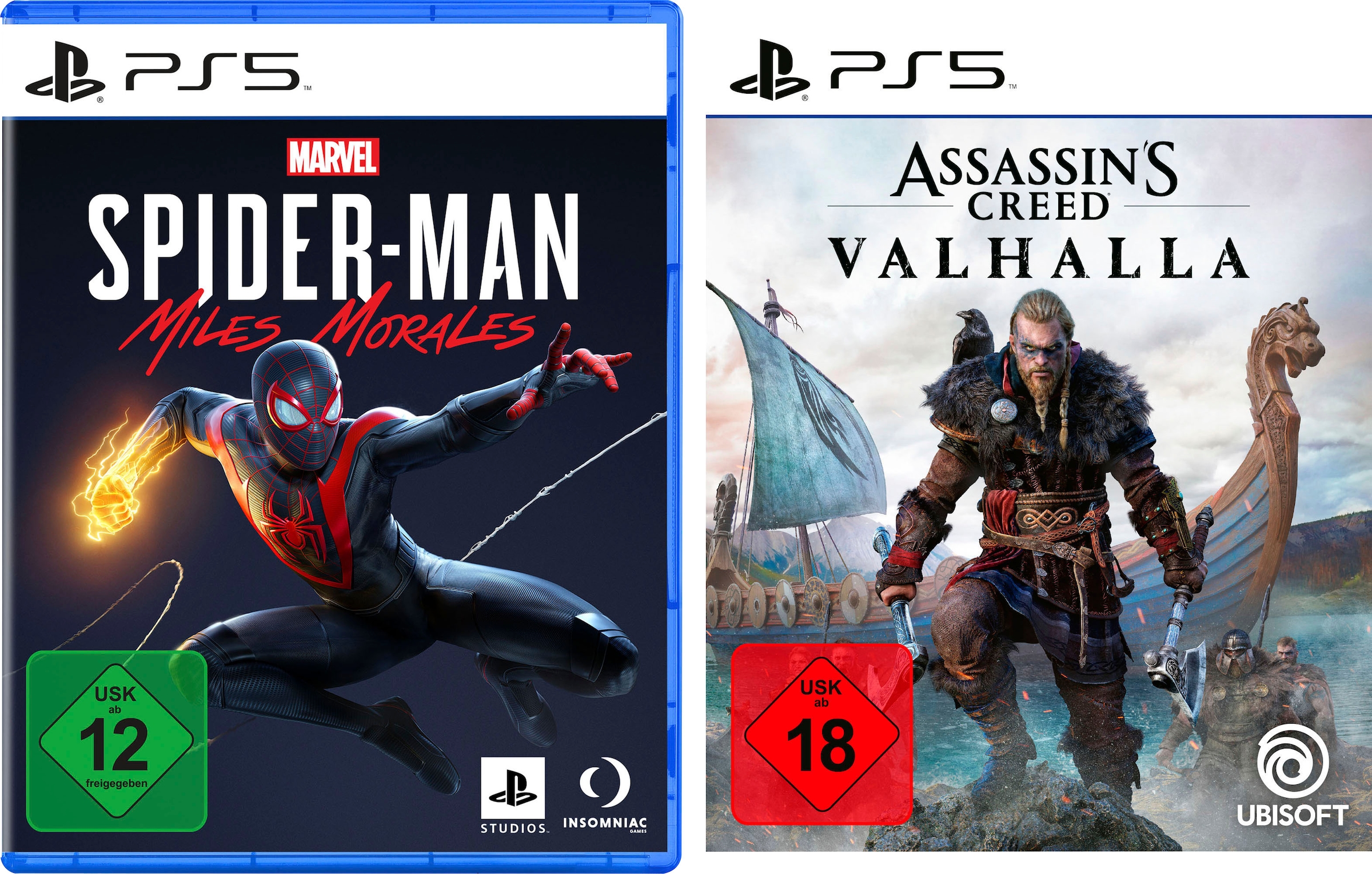 Bild von PlayStation 5 Spielesoftware »Marvel's Spider-Man: Miles Morales + Assassin's Creed Valhalla«, PlayStation 5