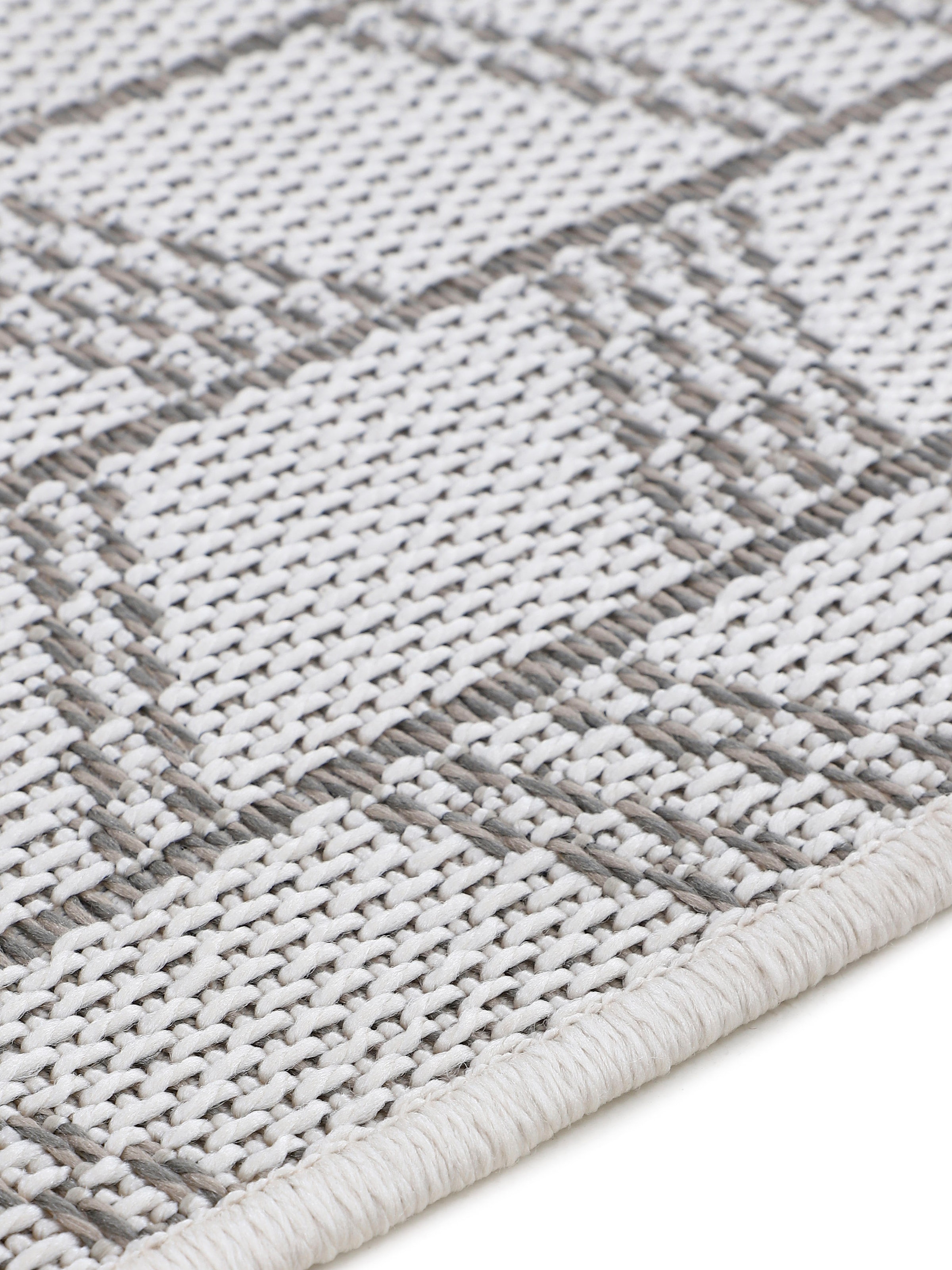 carpetfine Teppich »Boho 102«, rund, Optik, für Sisal Raten Flachgewebe, auf robustes bestellen Außenbereich