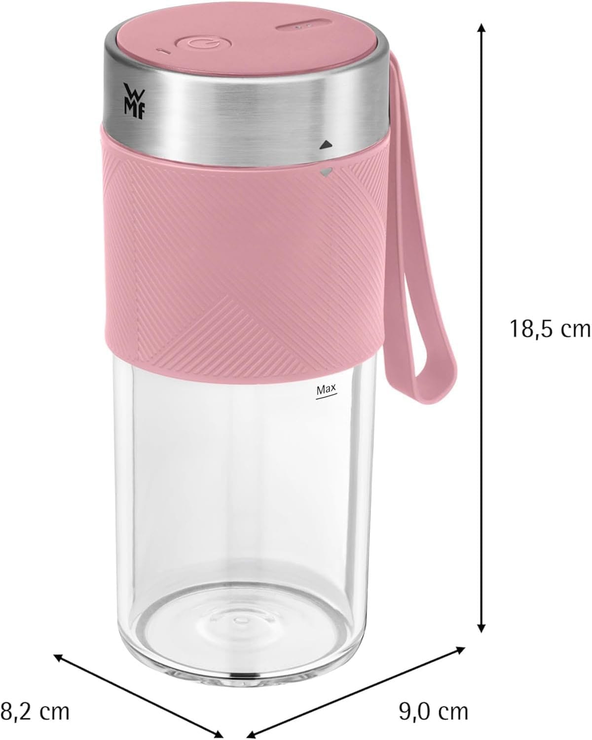 WMF Smoothie-Maker »KÜCHENminis Mix on the Go« 50 W tragbar, wiederaufladbar, 300 ml, 50 W, langlebiger Akku, 20.000 U/min