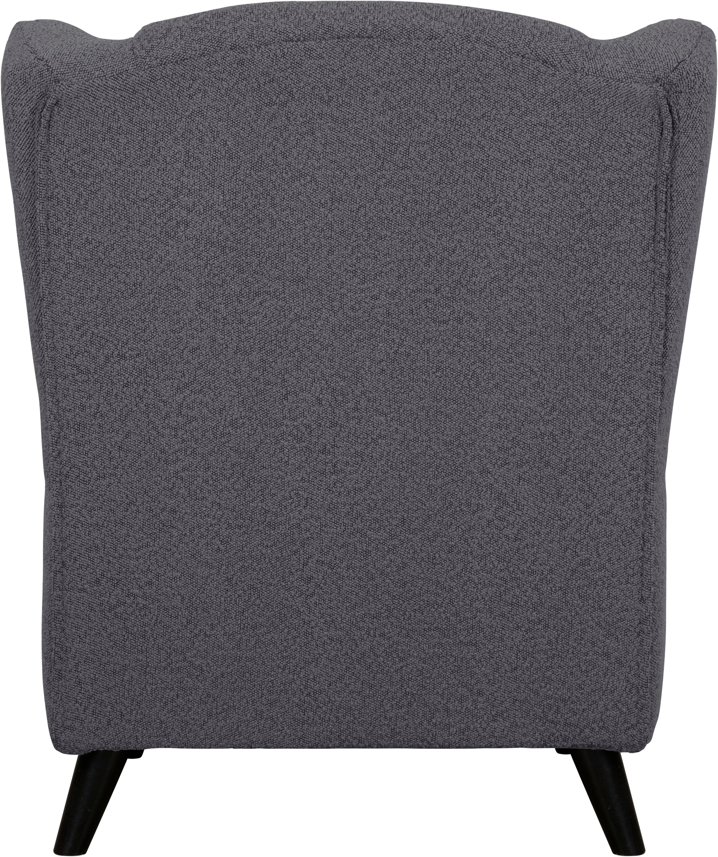 Home affaire Sessel »Ohrensessel CHISTELLE, wahlweise mit Polsterhocker«, mit Wellenunterfederung, Maße: B/T/H: 81/87/99 cm