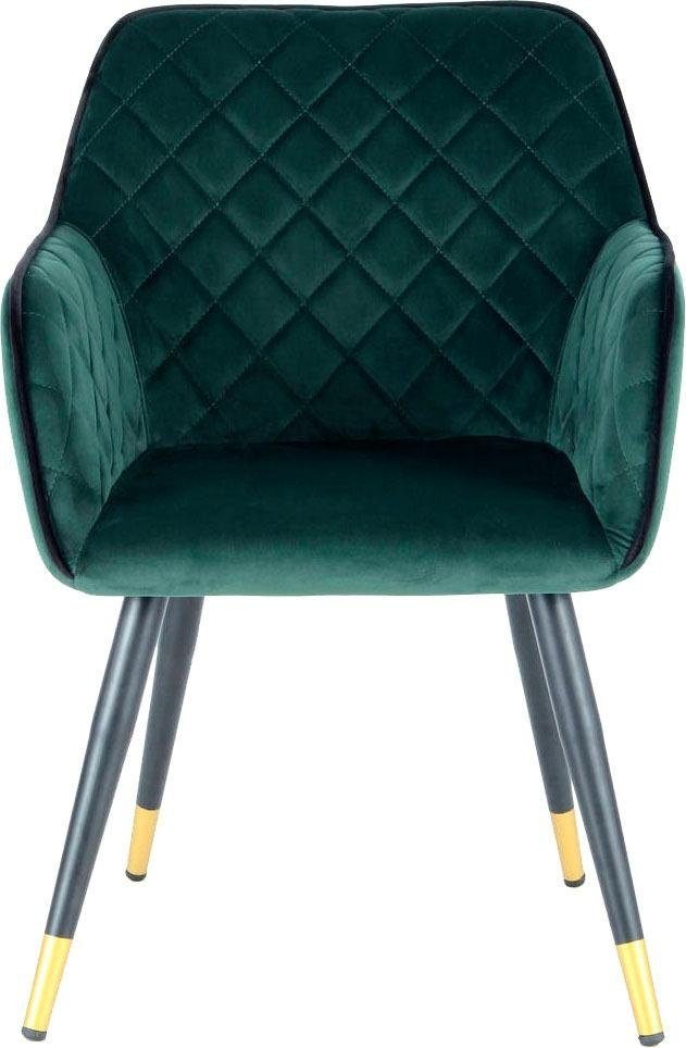 Kayoom Stuhl »Amino 525, stilvoller Design-Stuhl,samtweicher Bezug aus Velv günstig online kaufen