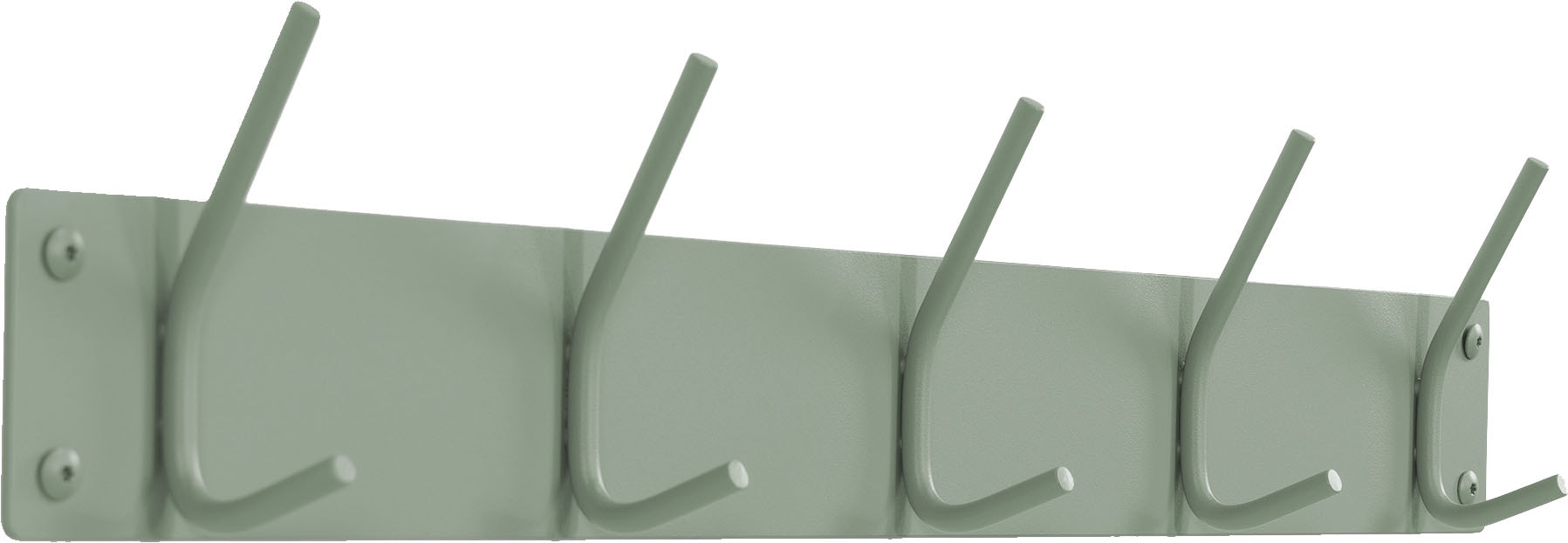 Spinder Design Garderobenhaken »FUSION 5« Wandgarderobe aus Stahl mit 5 Haken und Hutablage aus Eichenholz