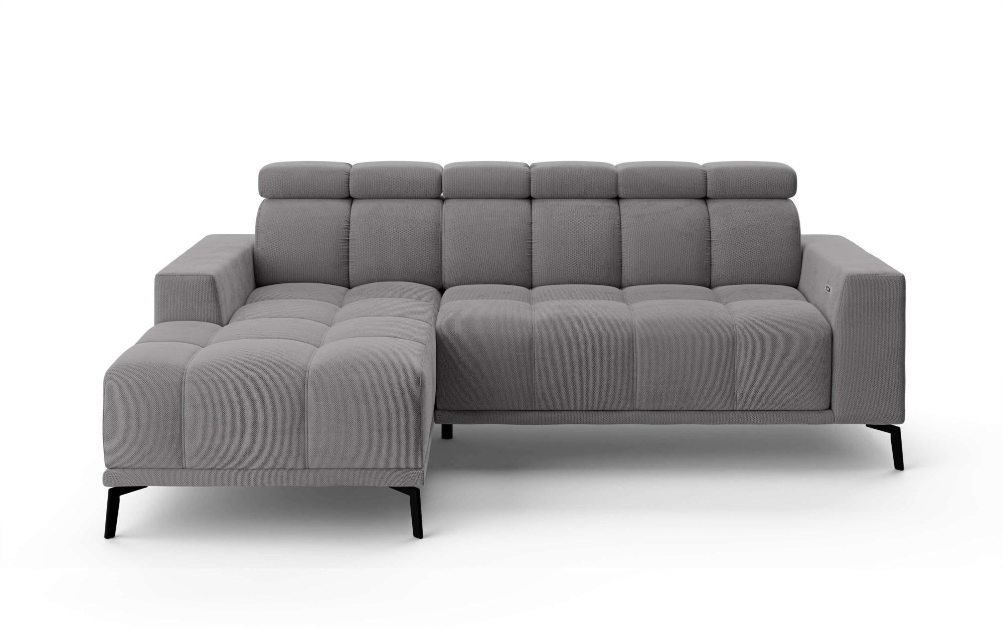INOSIGN Ecksofa »CAZIE, Designsofa, L-Form, trendige Bubble-Optik,«, L-Form mit Wellenunterfederung, Recamiere rechts/links bestellbar